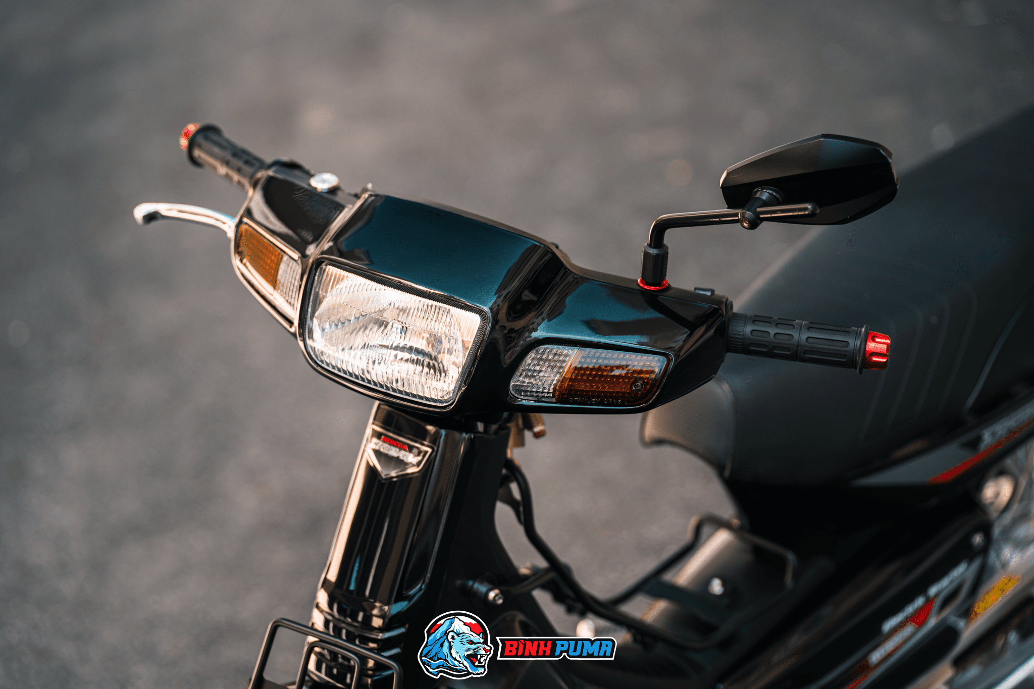 Kính chiếu hậu Daytona Hi-Vis màu đen