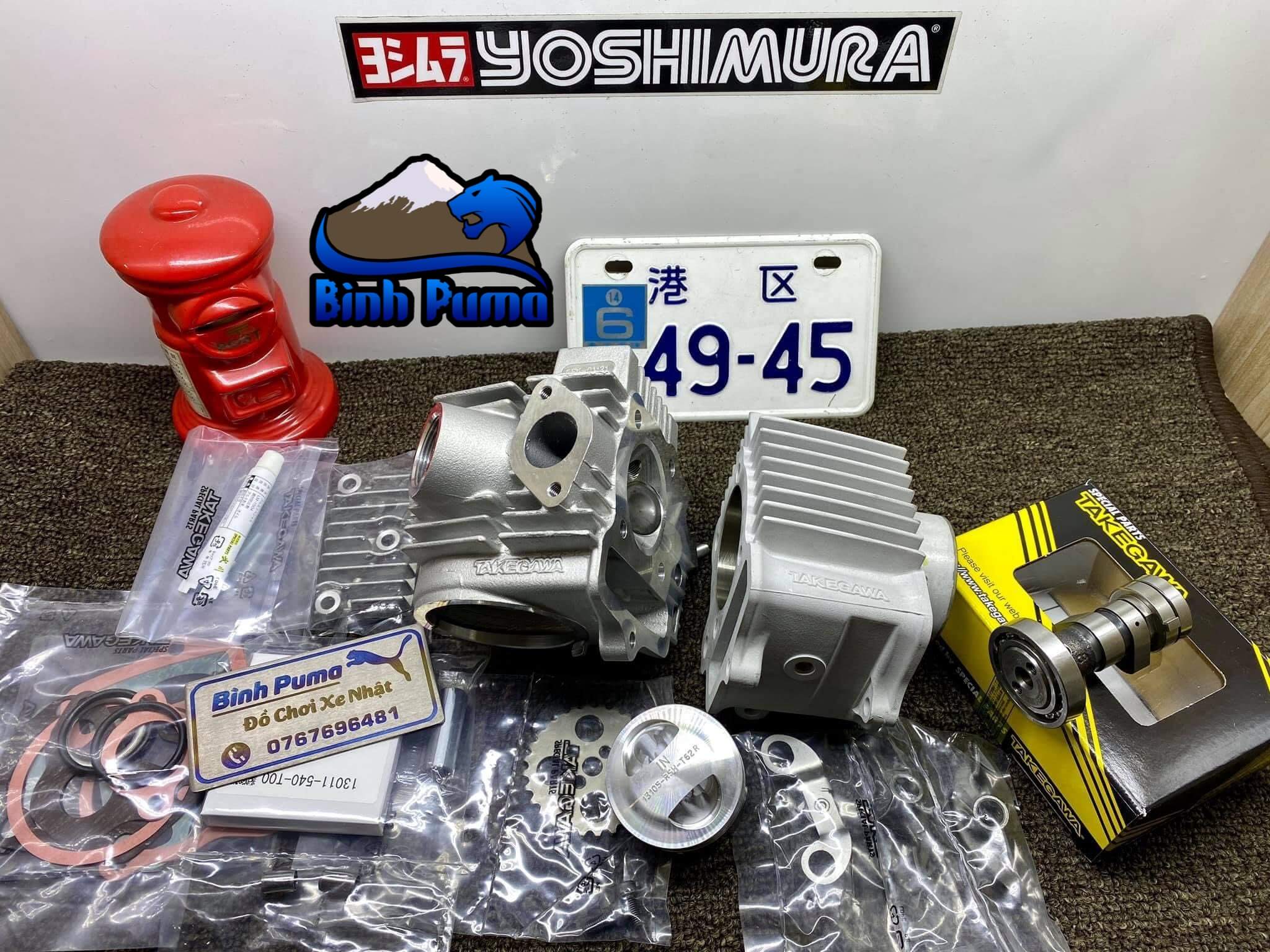 Bộ đầu Lòng 2 valve Trái 54 Lòng 69 Takegawa