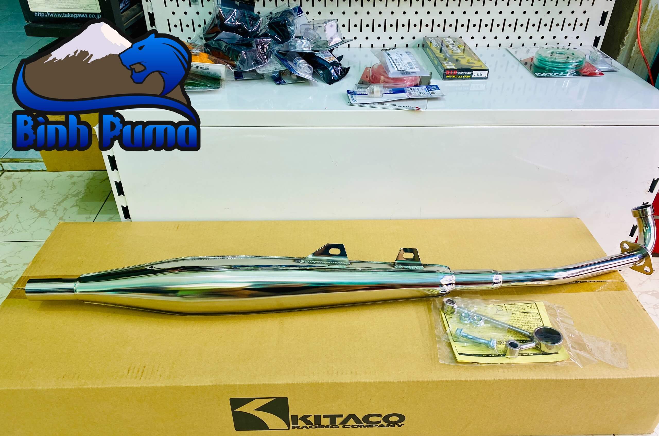 Pô Kitaco Cub 125 Màu Xi