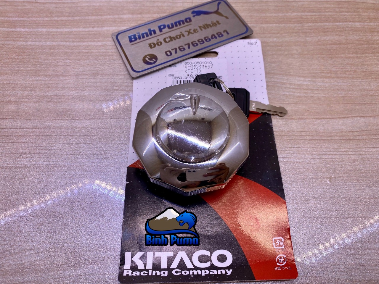 Nắp Xăng Bình Xăng Lớn Có Khóa Kitaco