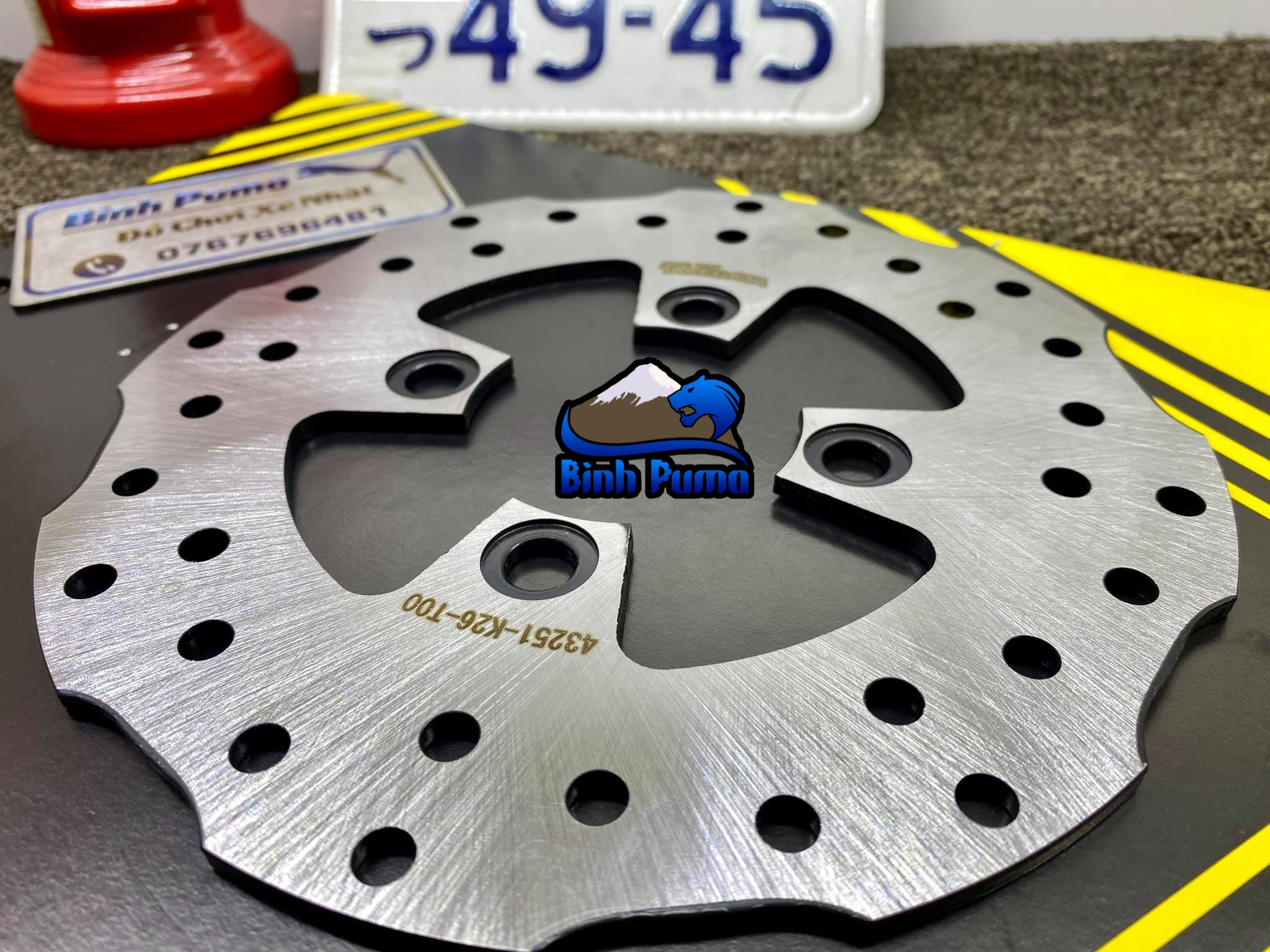 Đĩa Thắng TAKEGAWA 190mm