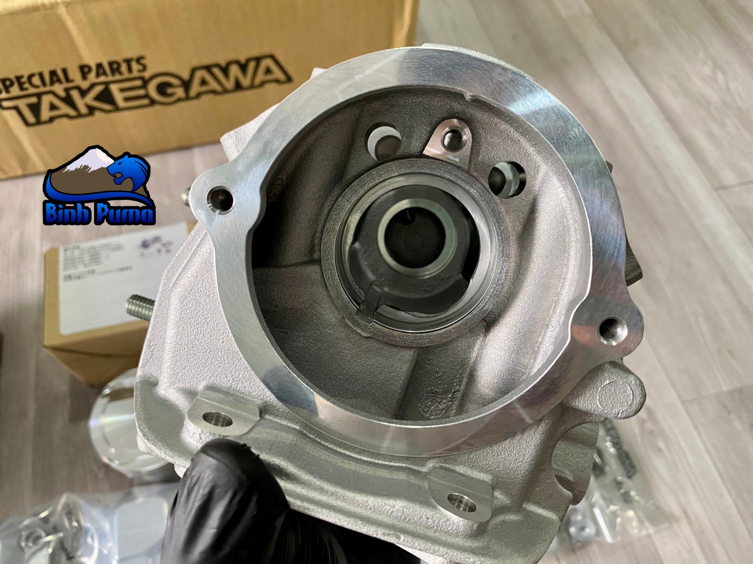 Kit Takegawa Super Head 4Val 181cc bạc