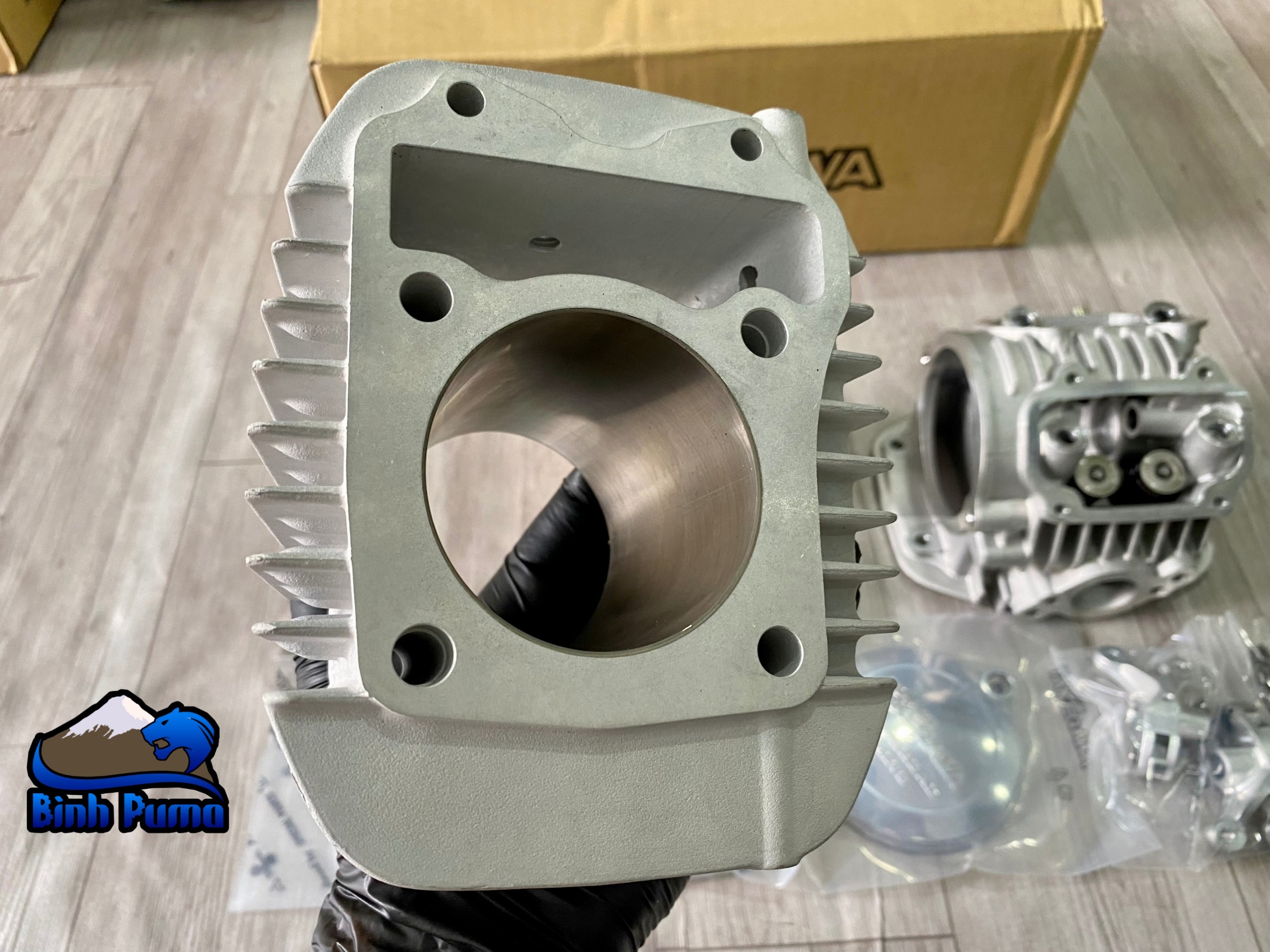 Kit Takegawa Super Head 4Val 181cc bạc