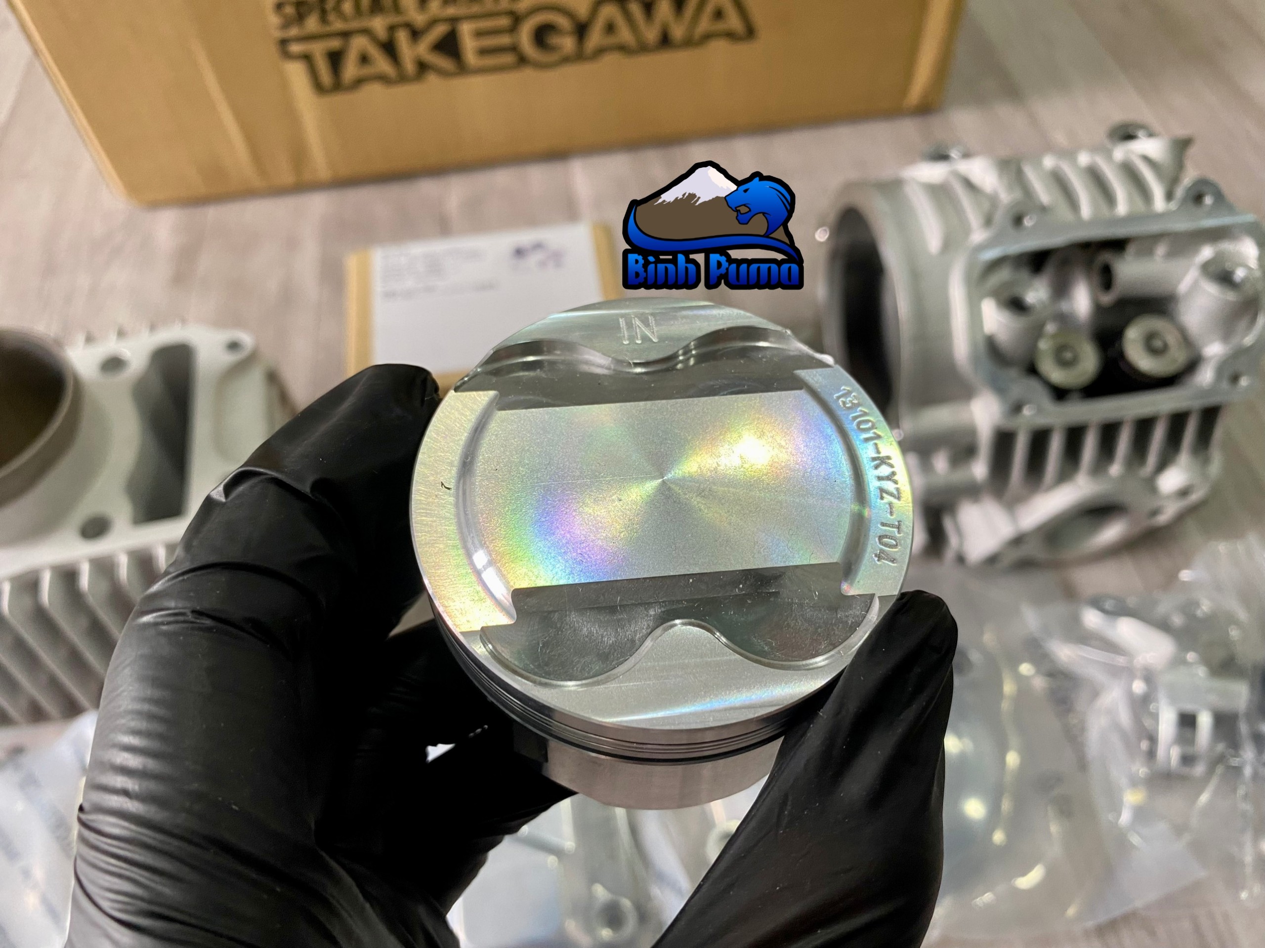 Kit Takegawa Super Head 4Val 181cc bạc