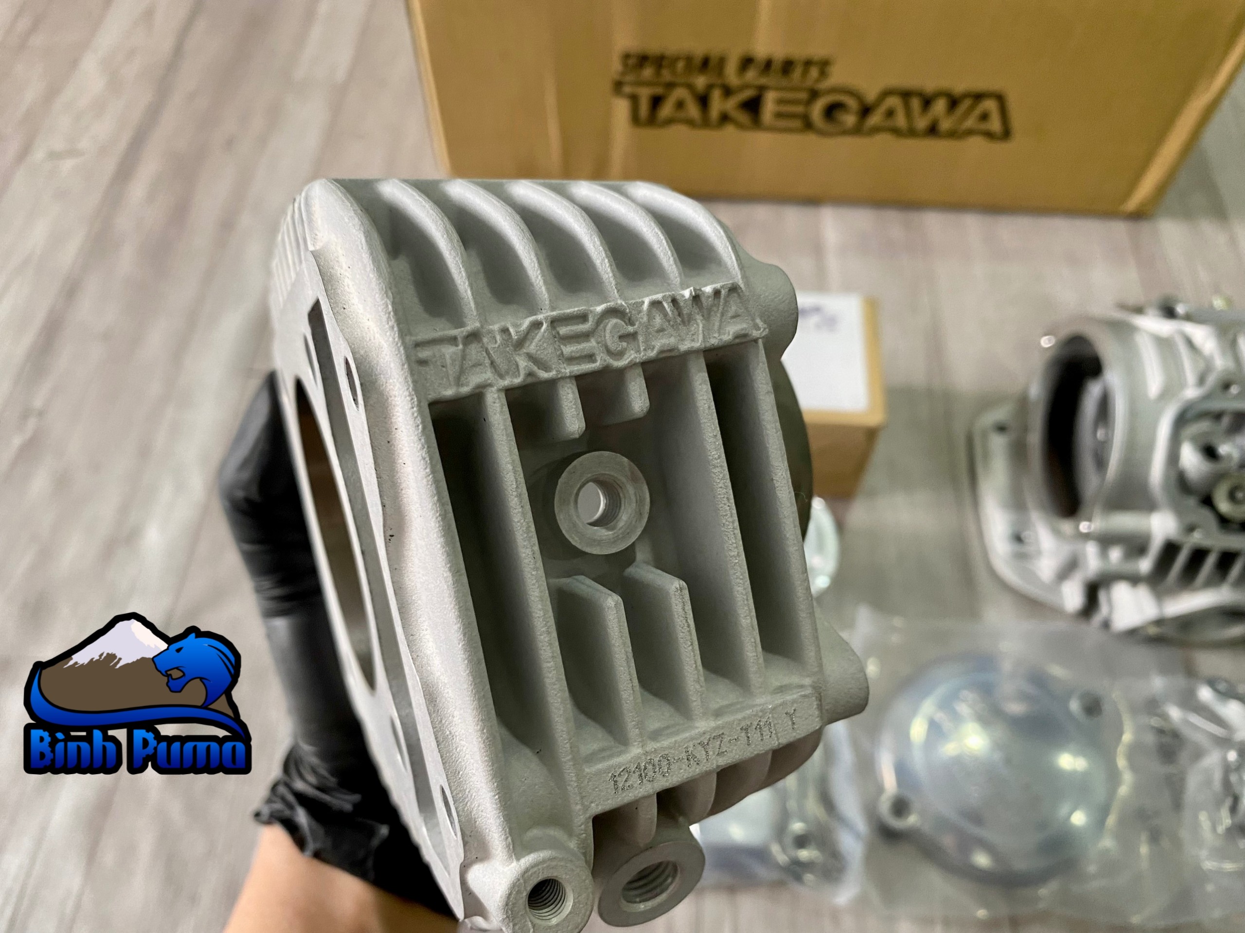 Kit Takegawa Super Head 4Val 181cc bạc