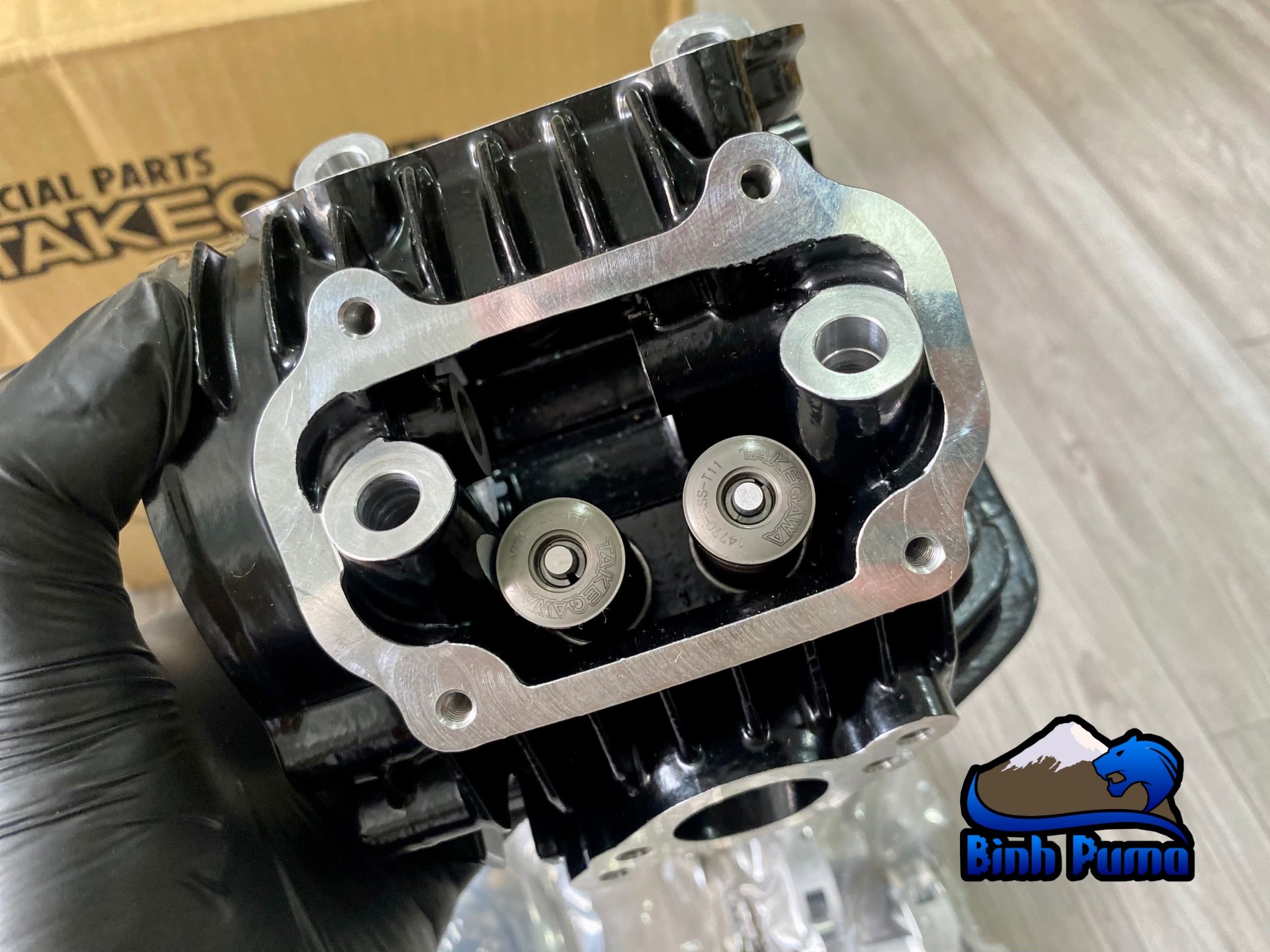 KIt Takegawa Super Head 4 Val 181cc đen