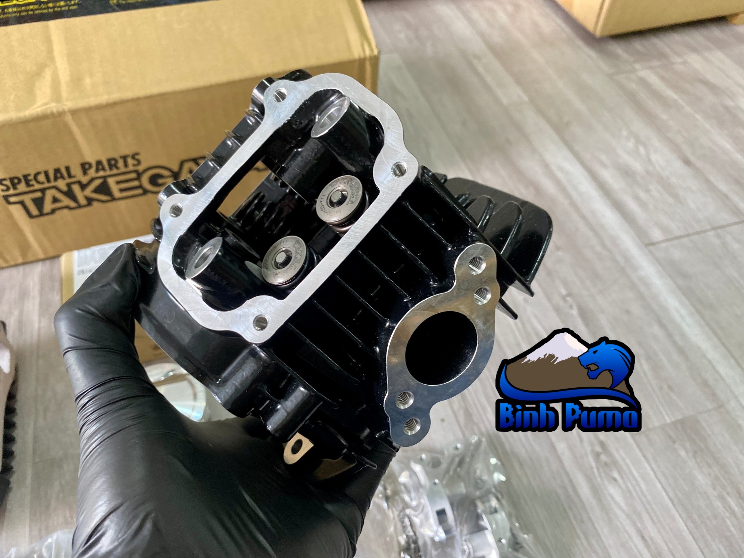KIt Takegawa Super Head 4 Val 181cc đen
