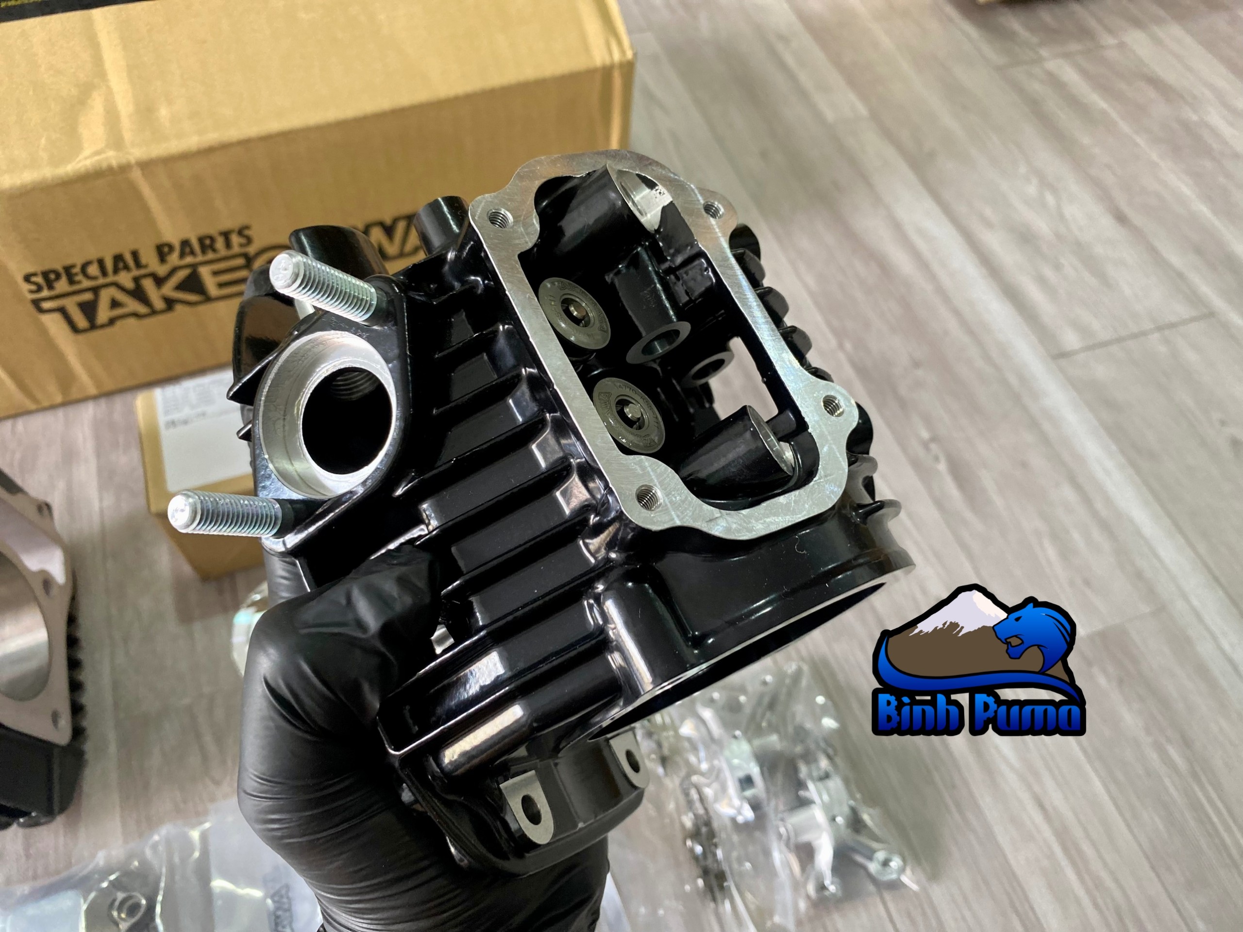 KIt Takegawa Super Head 4 Val 181cc đen