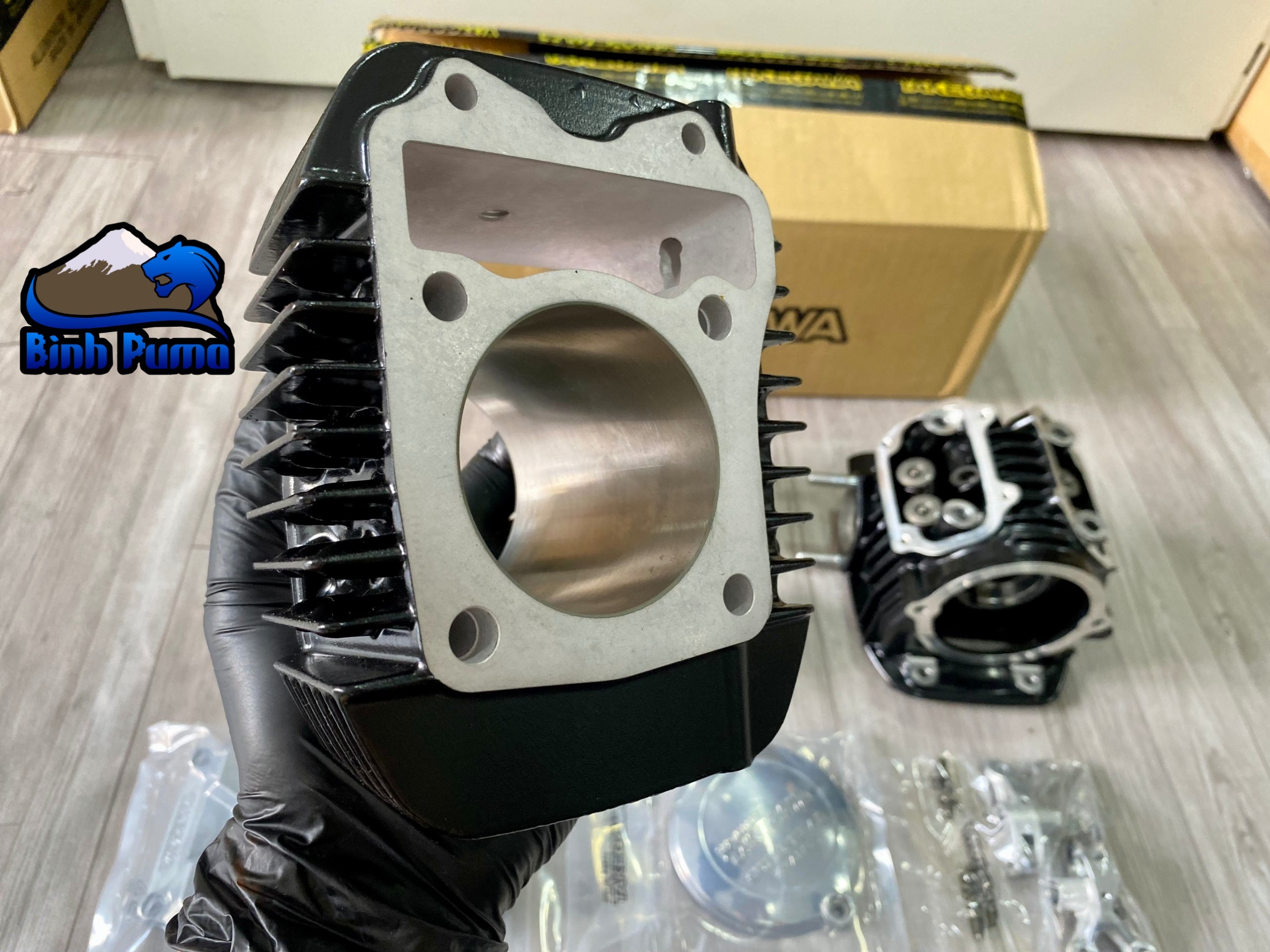 KIt Takegawa Super Head 4 Val 181cc đen