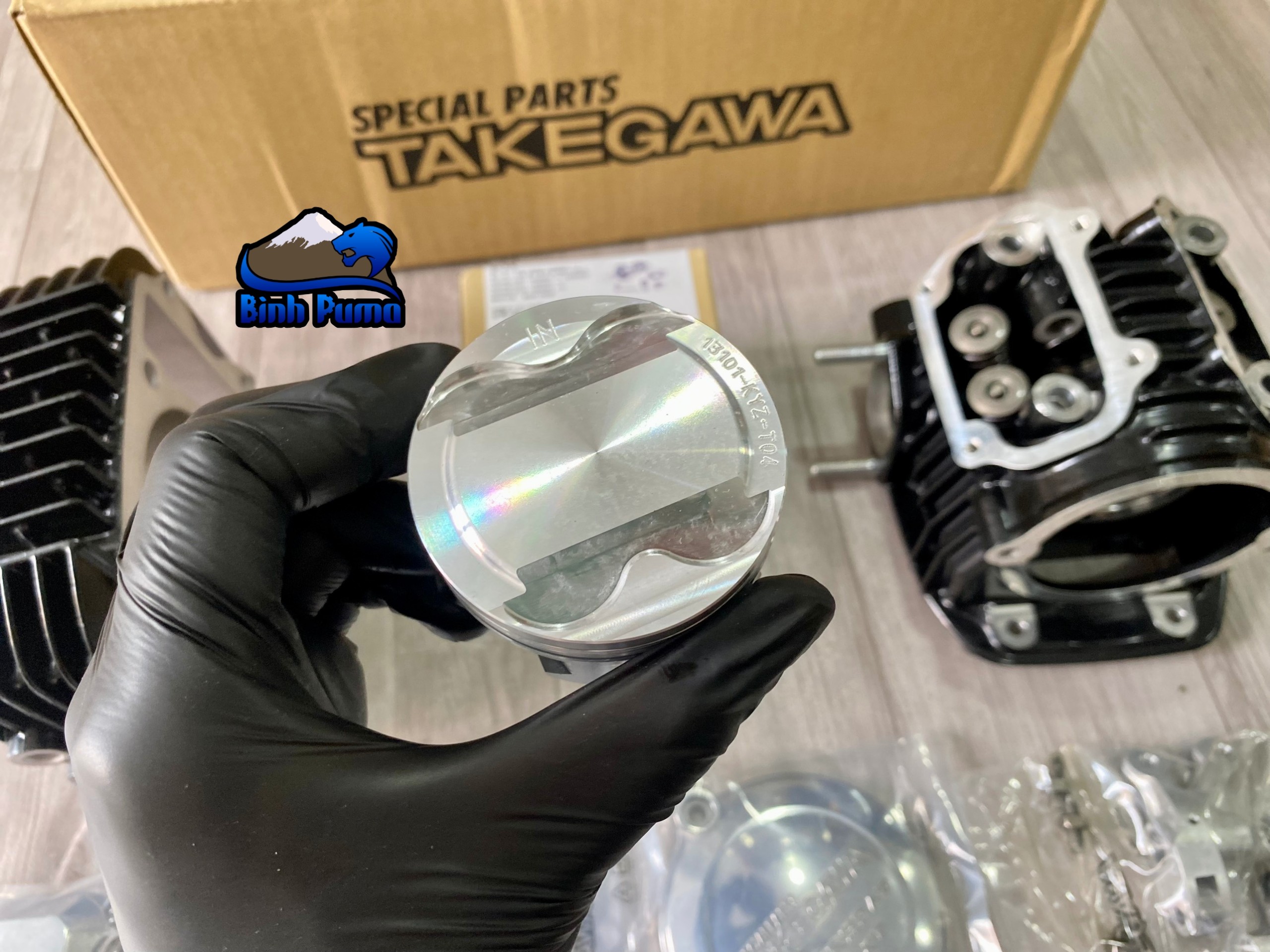 KIt Takegawa Super Head 4 Val 181cc đen