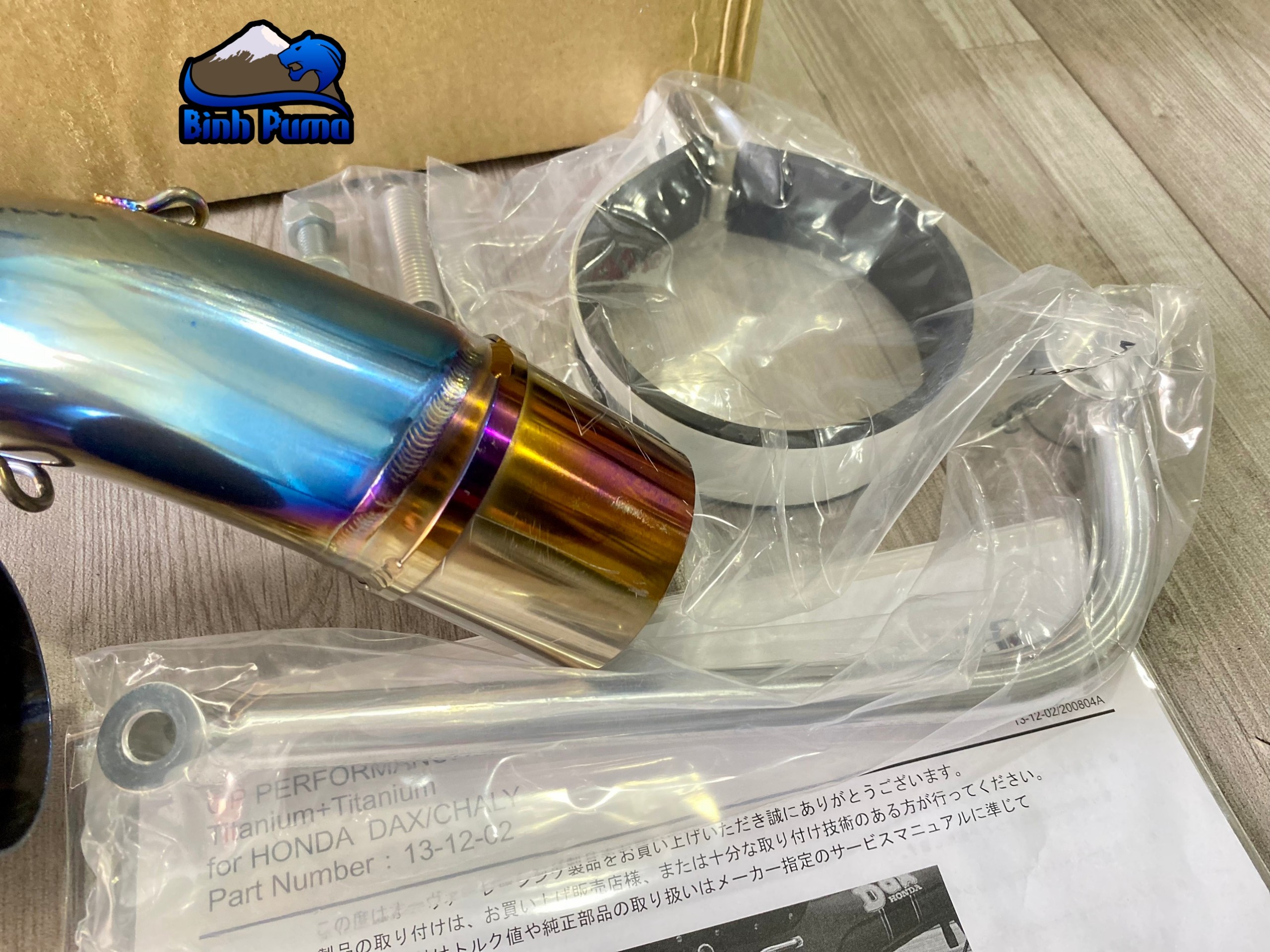 Full Set Pô Over Racing GP Full Titan