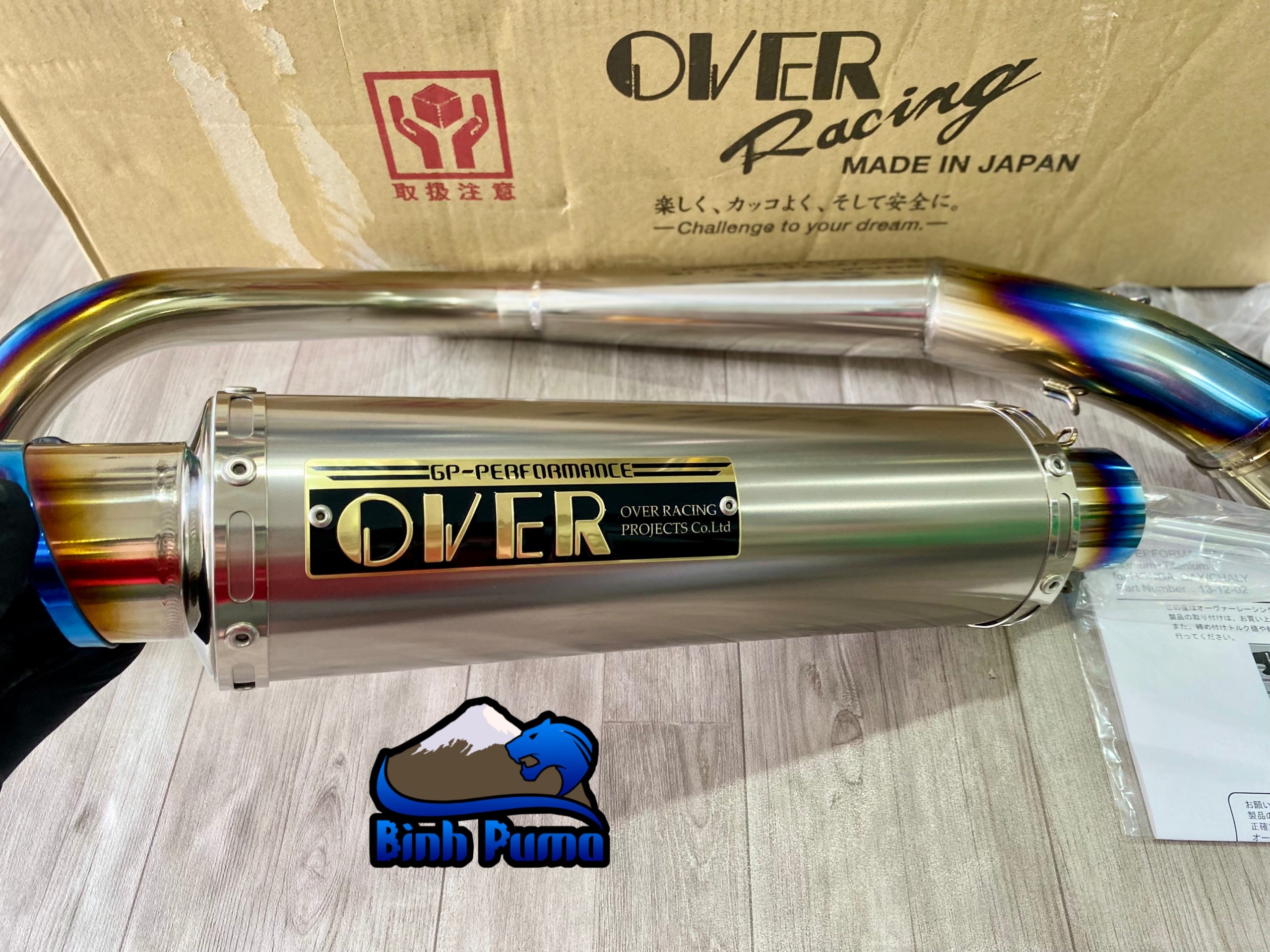 Full Set Pô Over Racing GP Full Titan