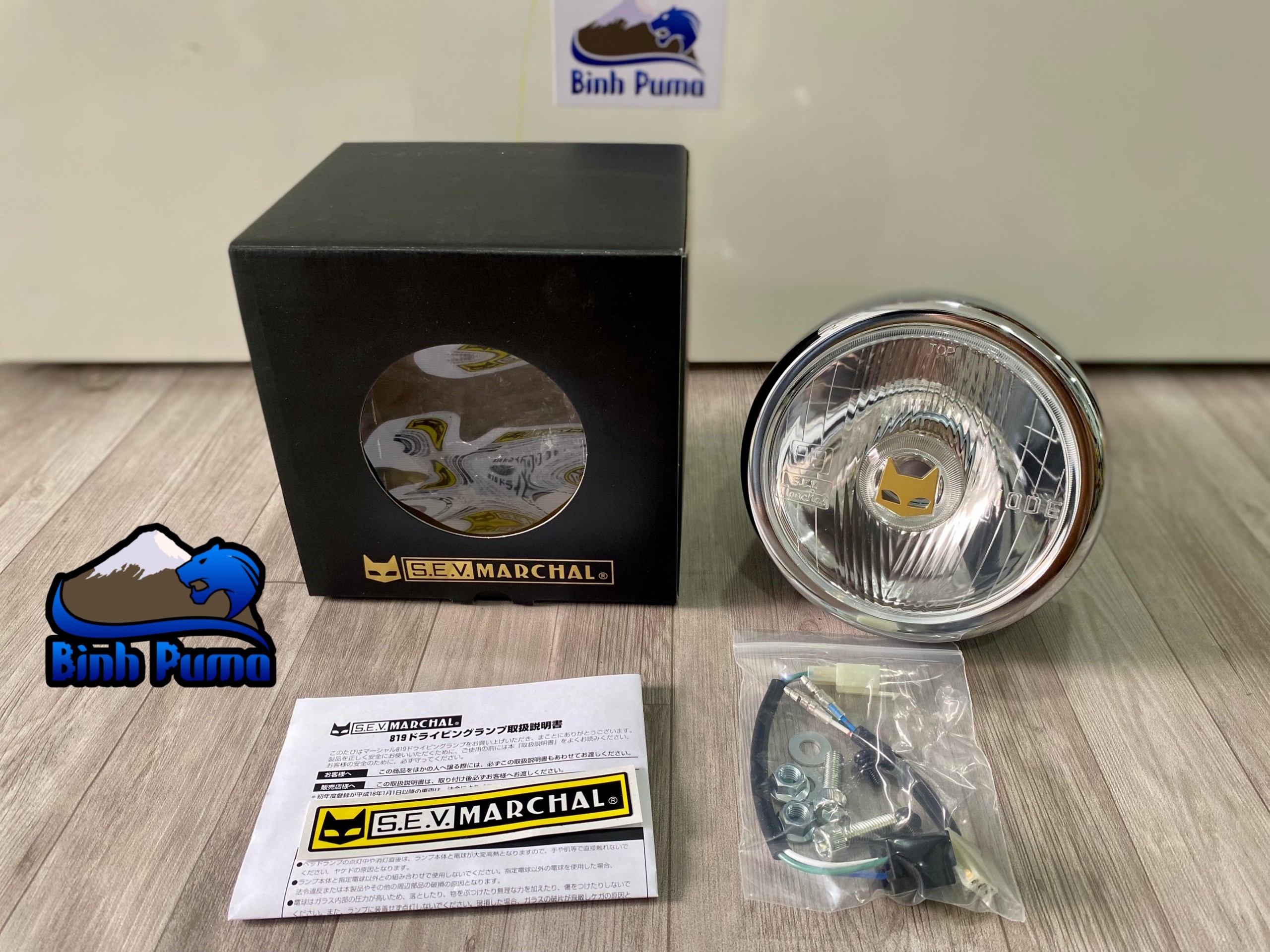 GÁO ĐÈN MARCHAL FULL KIT VÀNG