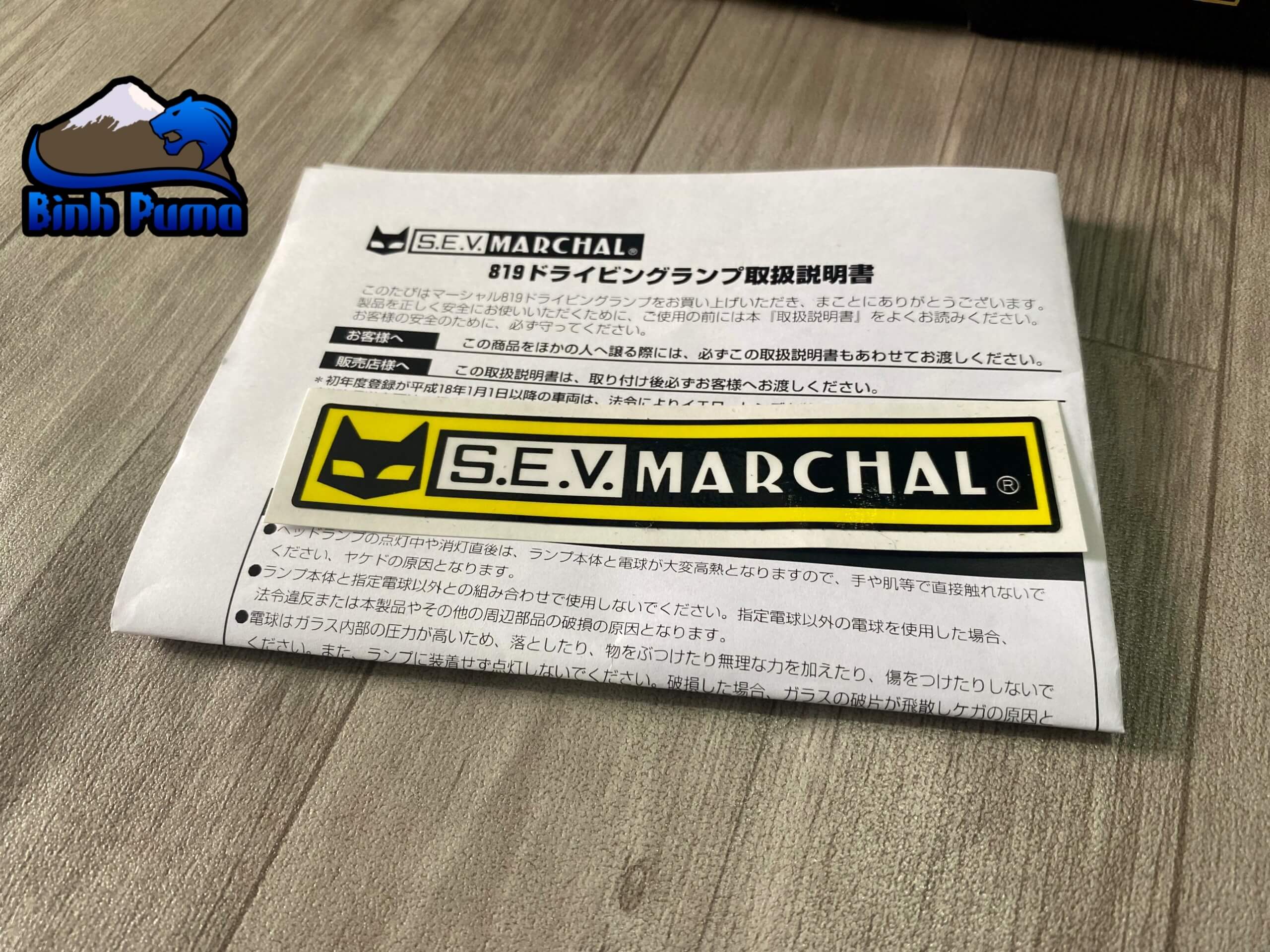 GÁO ĐÈN MARCHAL FULL KIT VÀNG