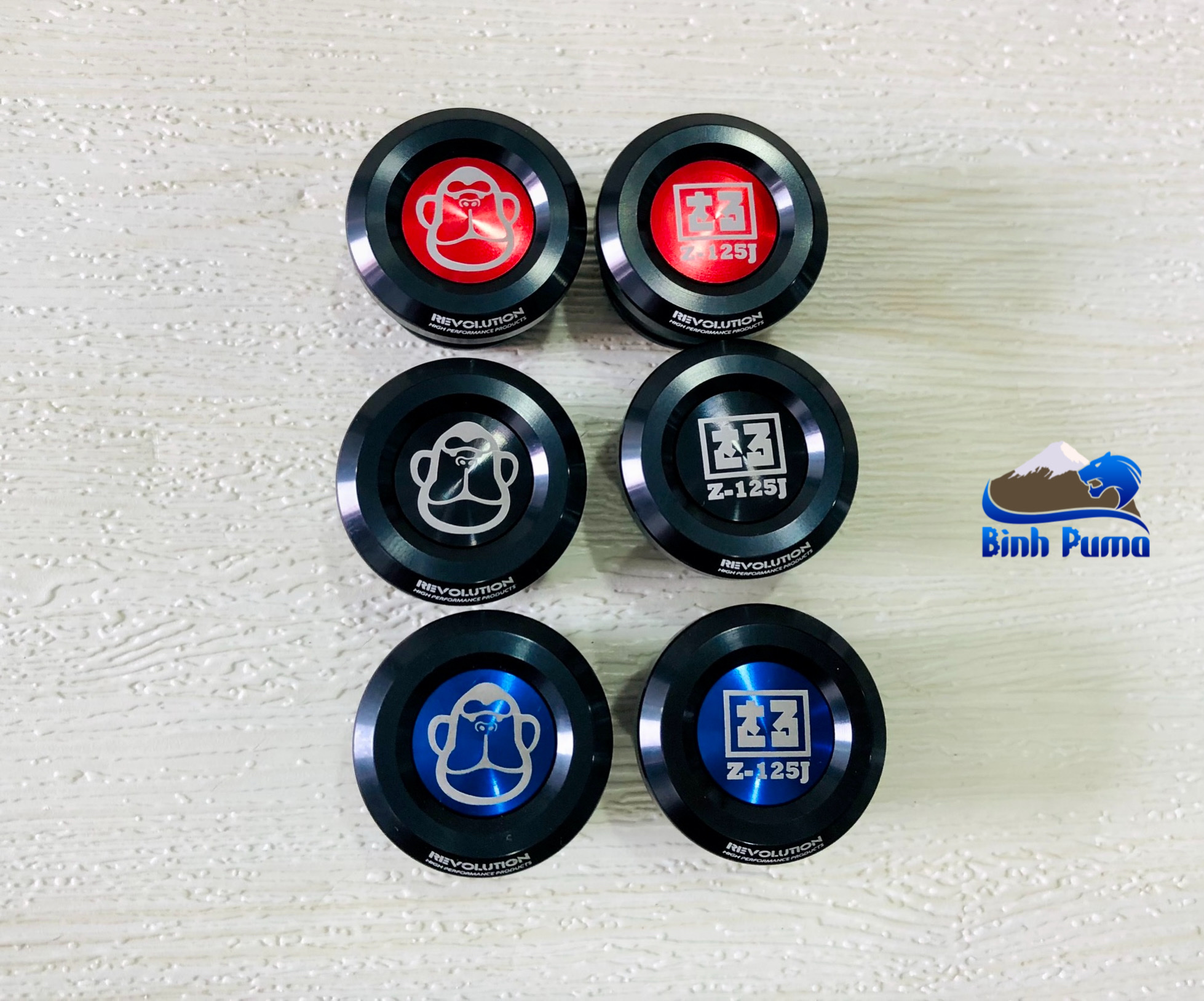 Ốc trang trí khung sườn REVOLUTION dành cho Monkey 125.