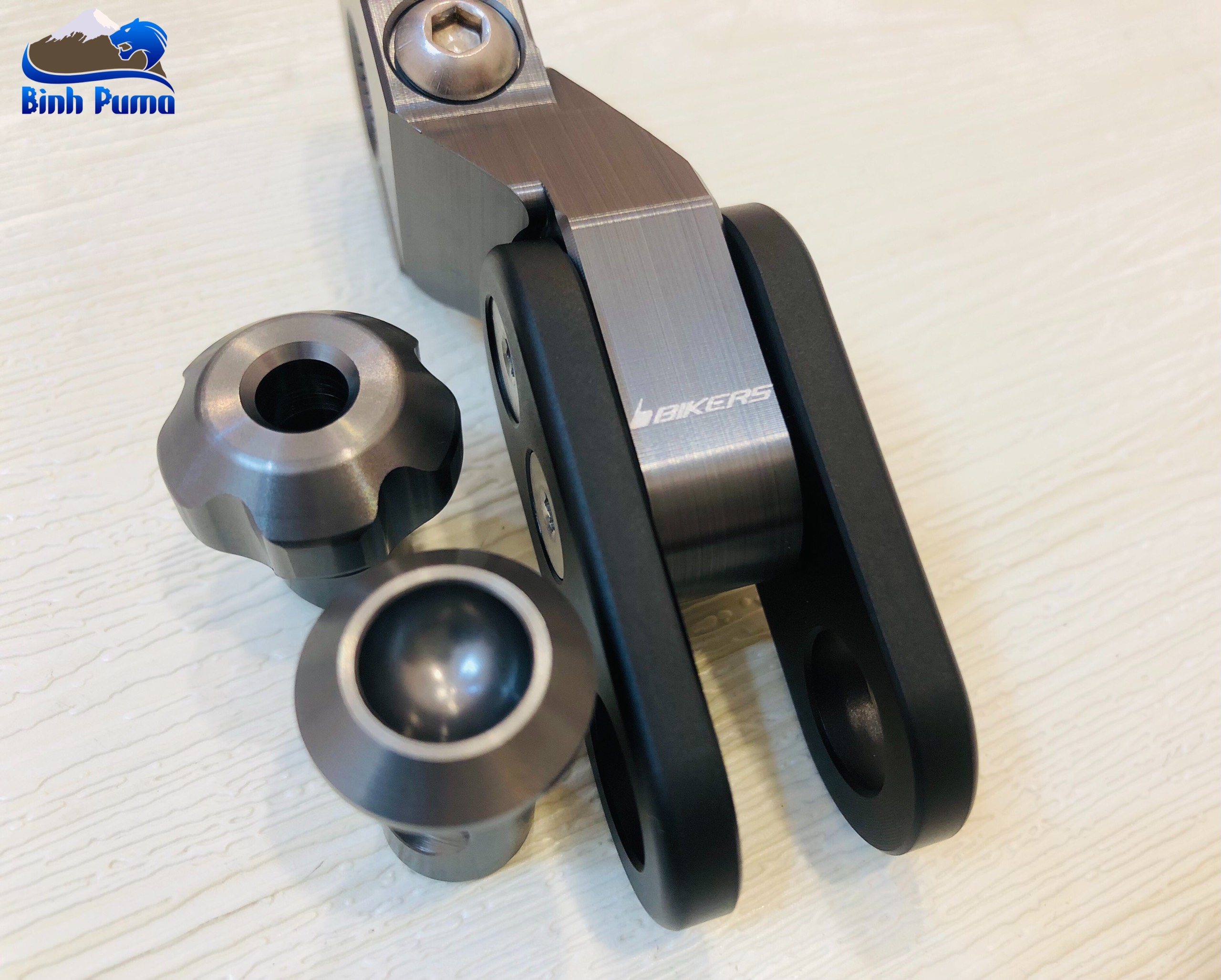 Càng thắng sau Bikers cho Cub 125 màu đen