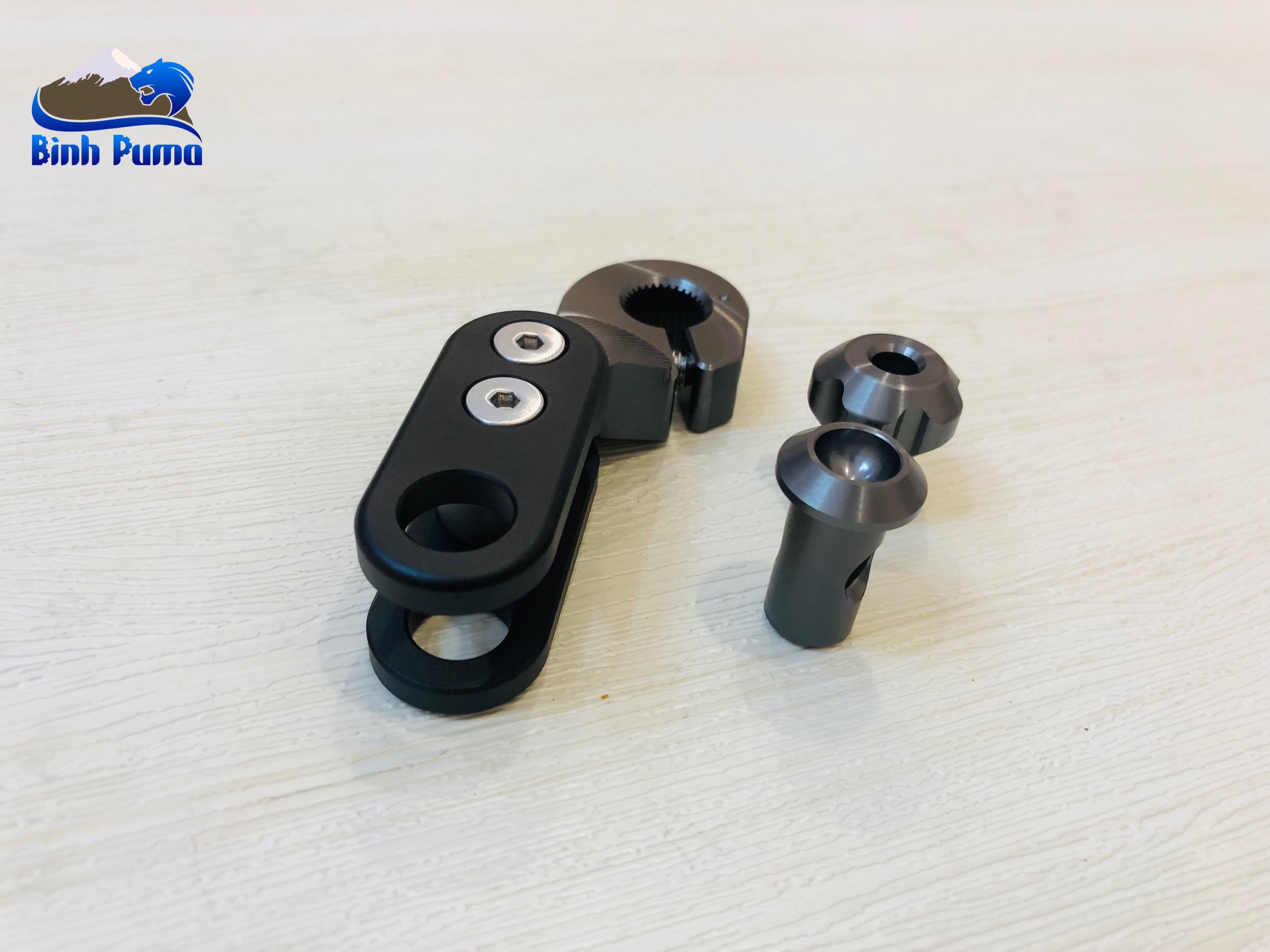 Càng thắng sau Bikers cho Cub 125 màu đen