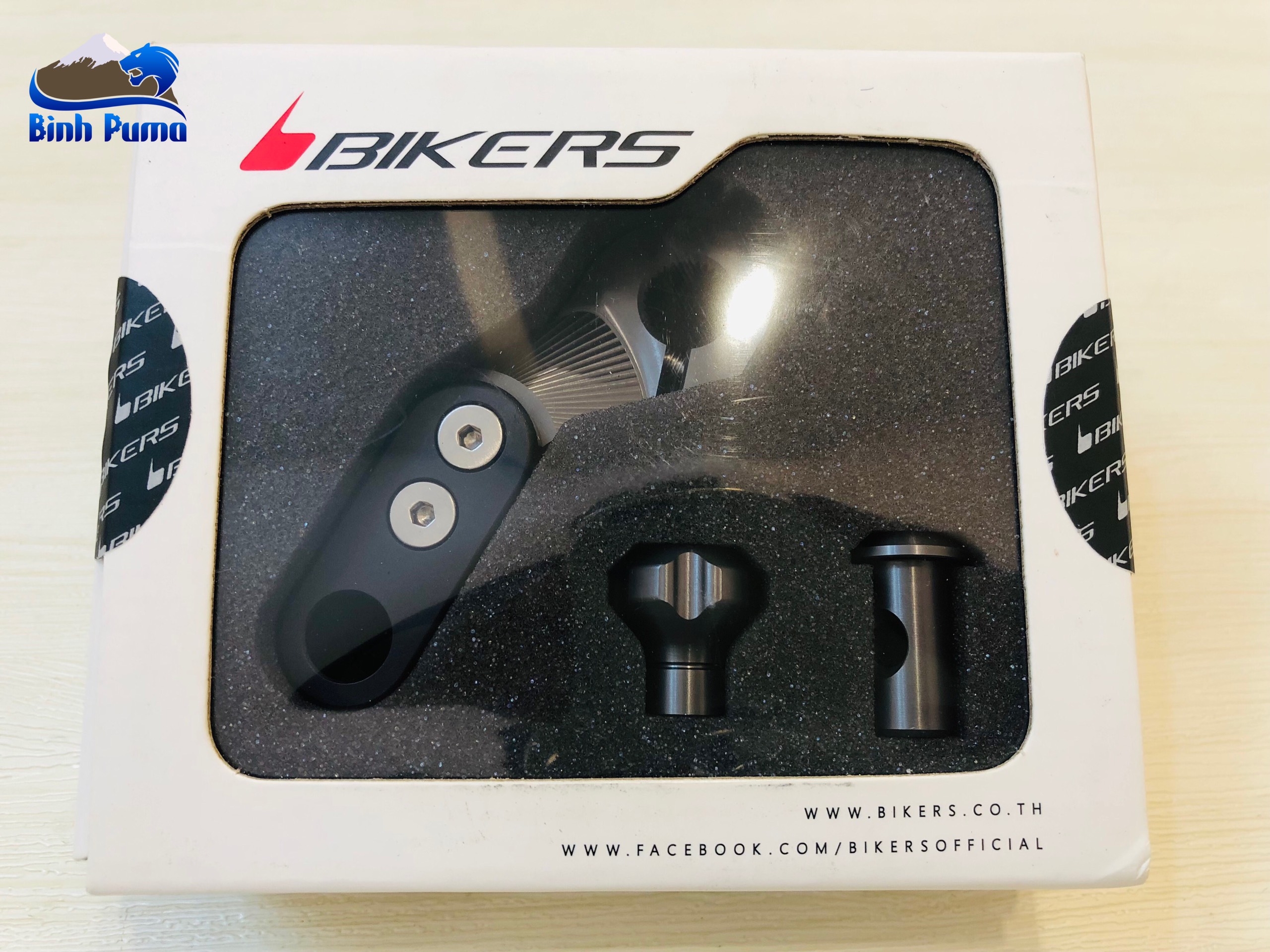 Càng thắng sau Bikers cho Cub 125 màu đen