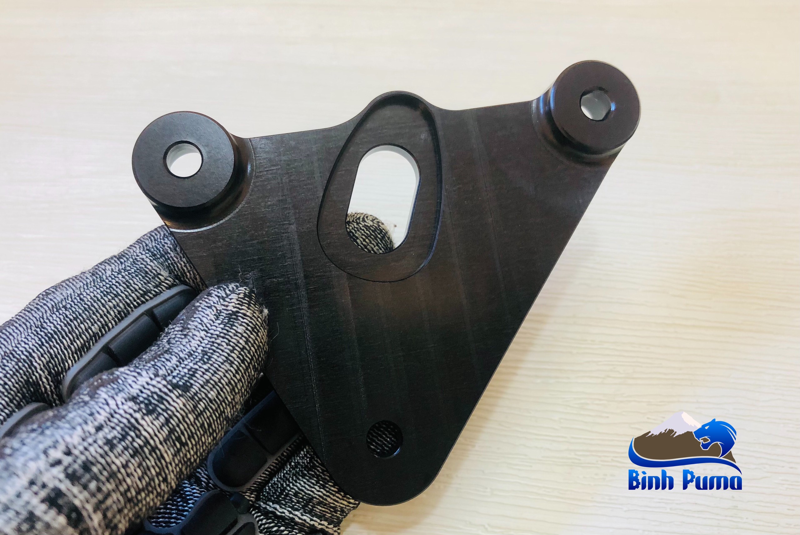 Pat đèn Gcraft cho Monkey 125 màu đen