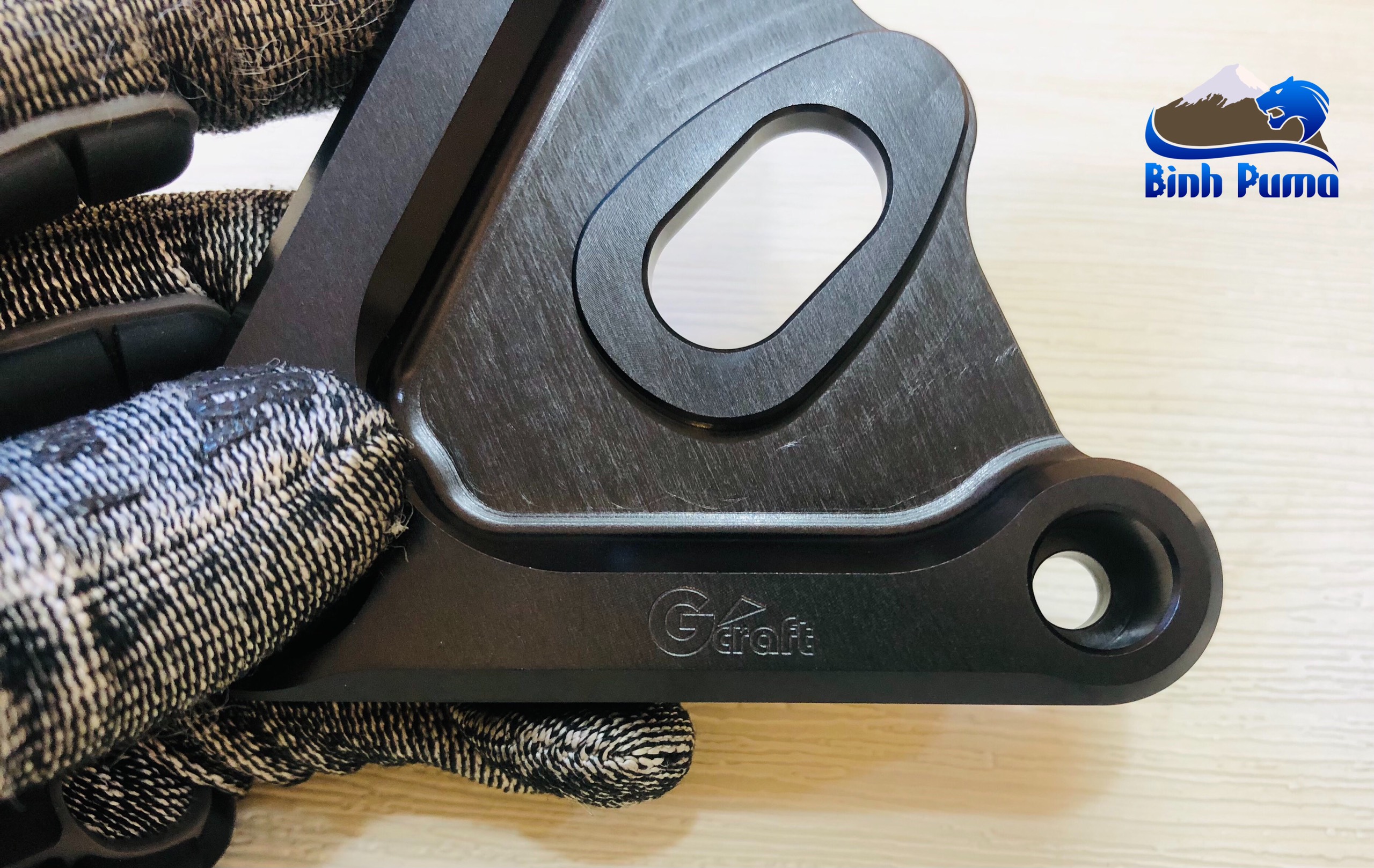 Pat đèn Gcraft cho Monkey 125 màu đen