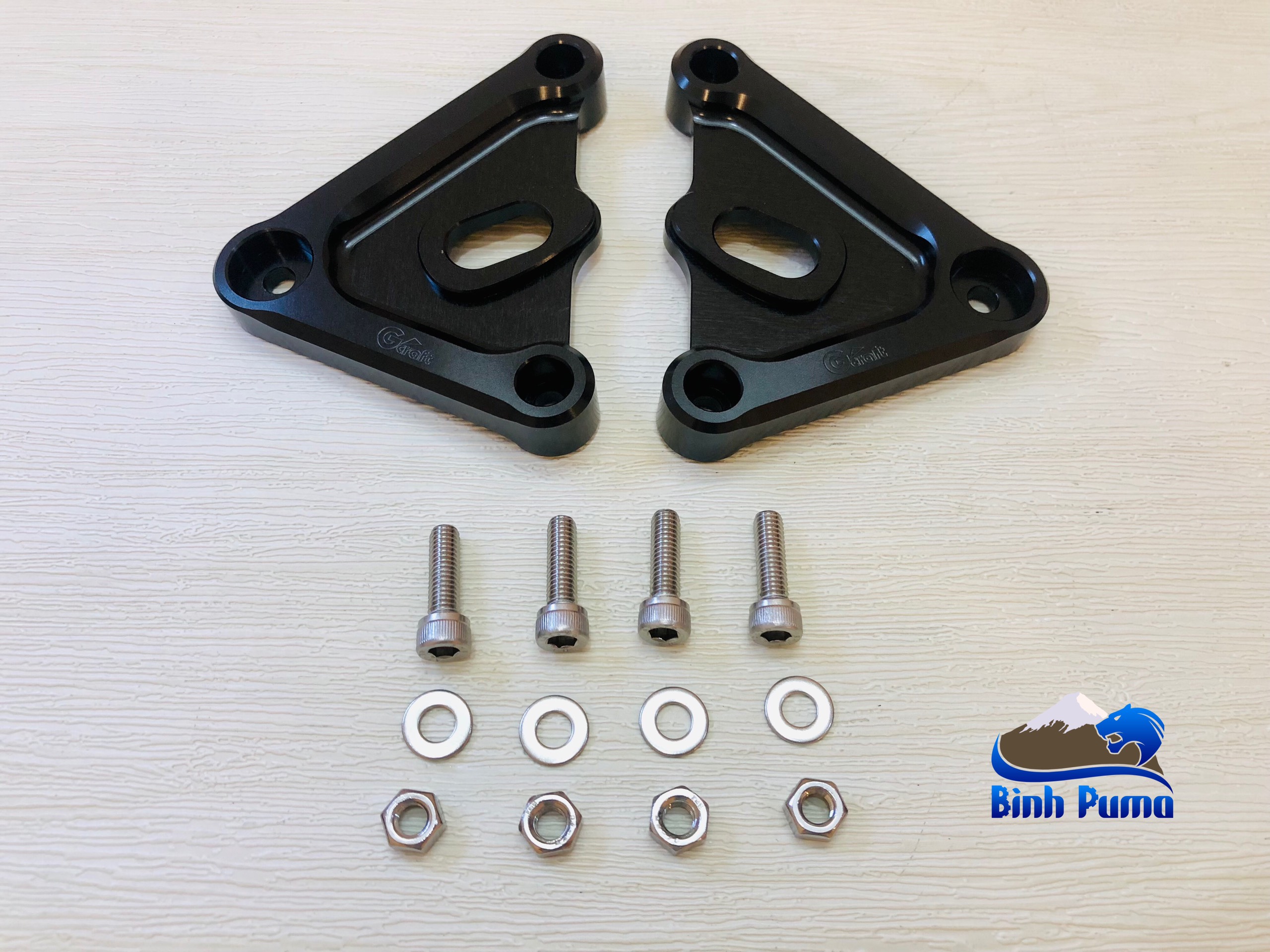 Pat đèn Gcraft cho Monkey 125 màu đen