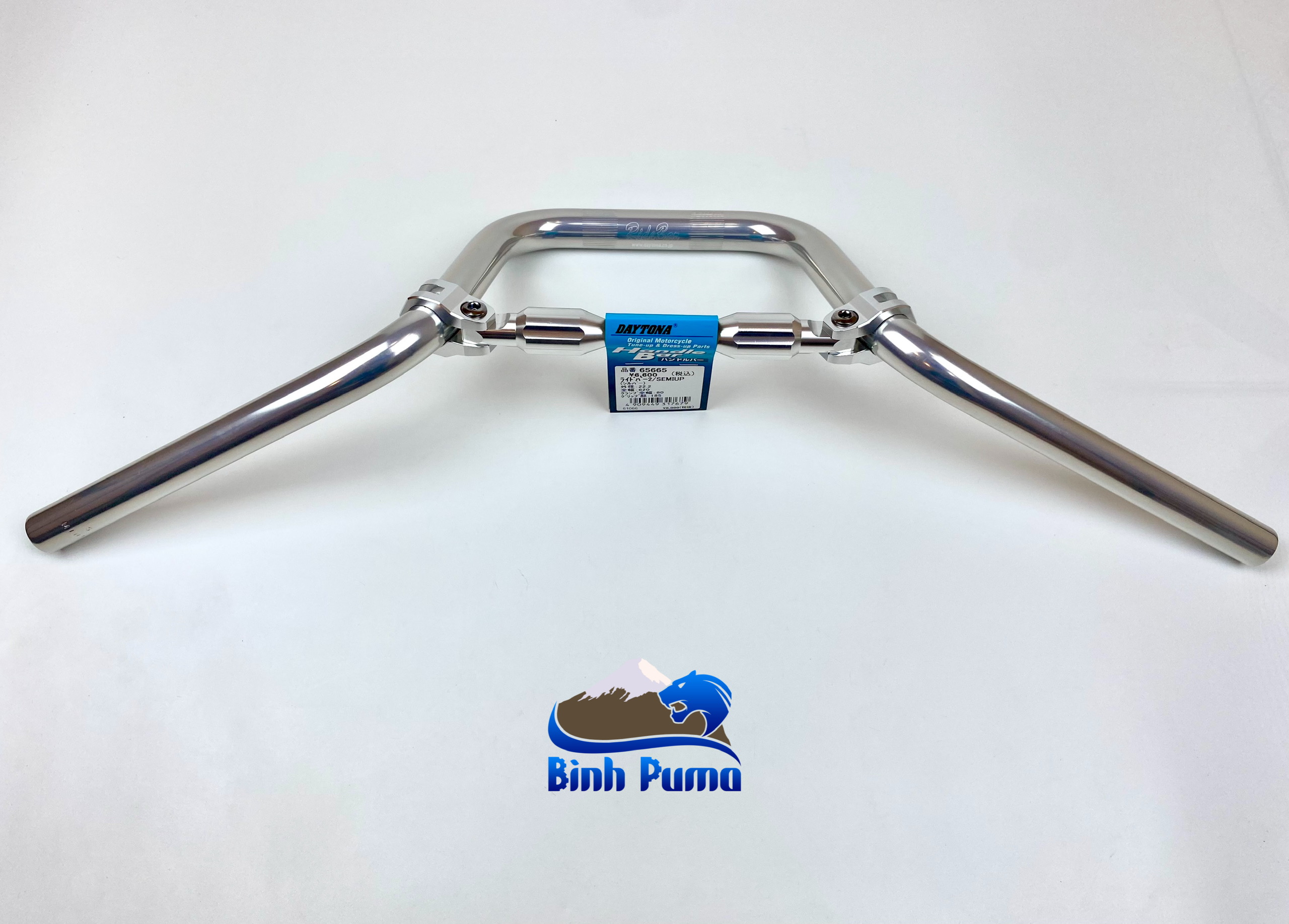 Ghi Đông Daytona Monkey 50 Màu Bạc