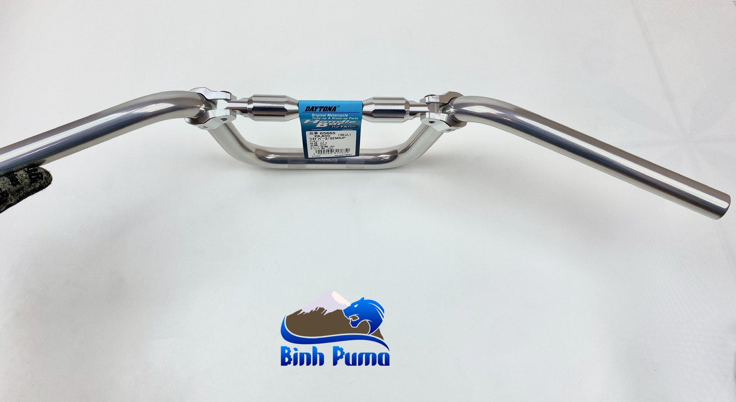 Ghi Đông Daytona Monkey 50 Màu Bạc