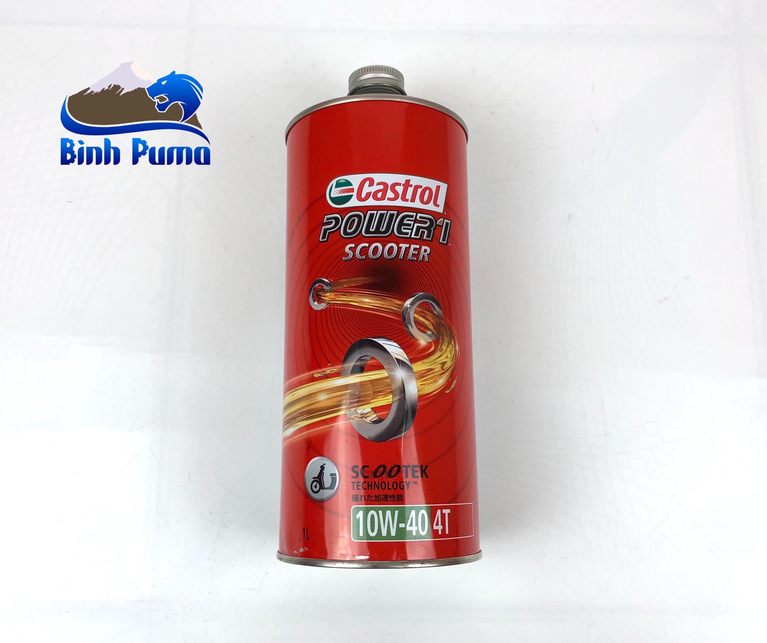 NHỚT CASTROL POWER1 SCOOTER (10W40) JAPAN CHO XE TAY GA 4 THÌ