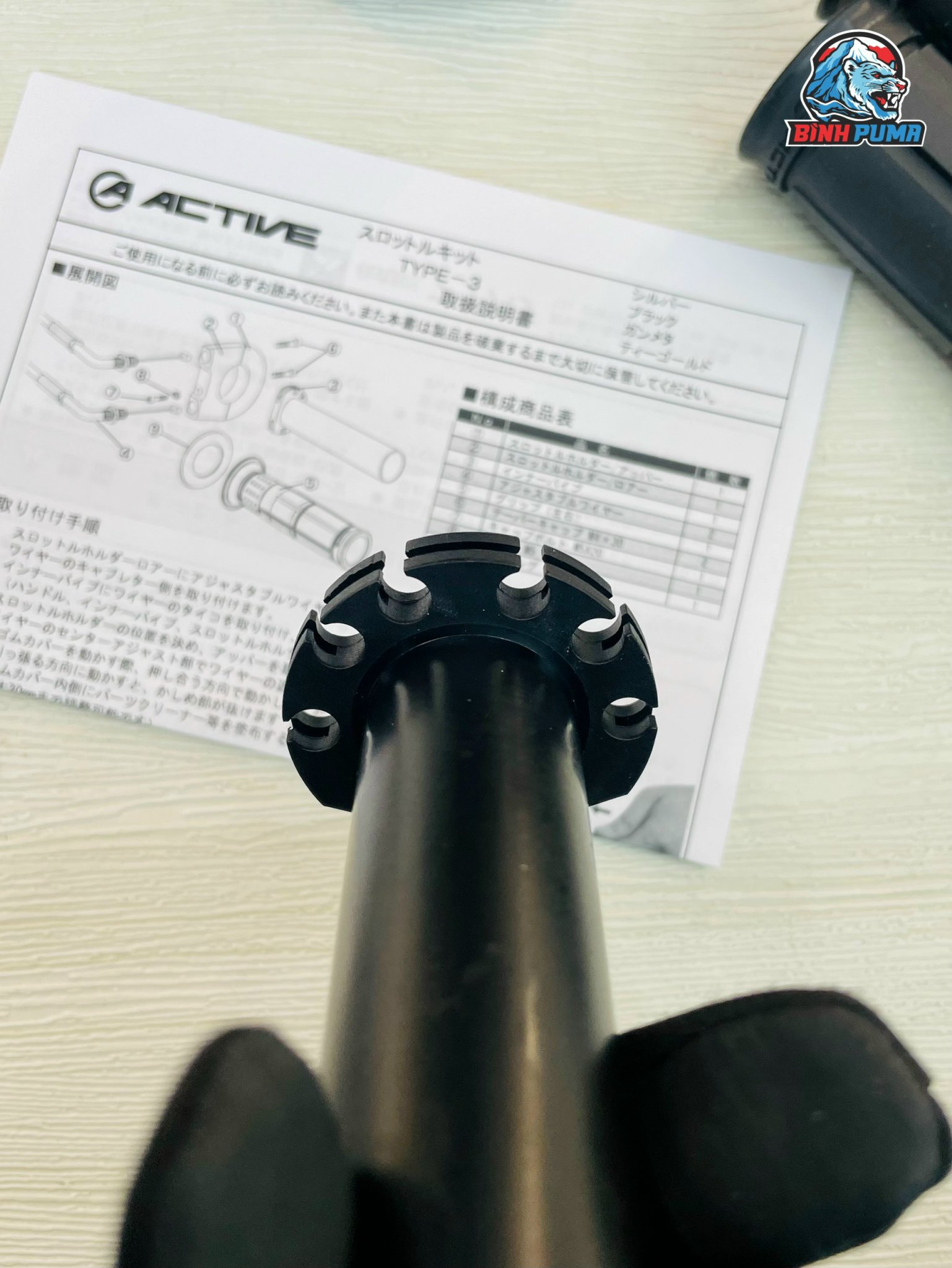 Cùm tăng ACTIVE TYPE 3 không dây ga màu vàng Gold