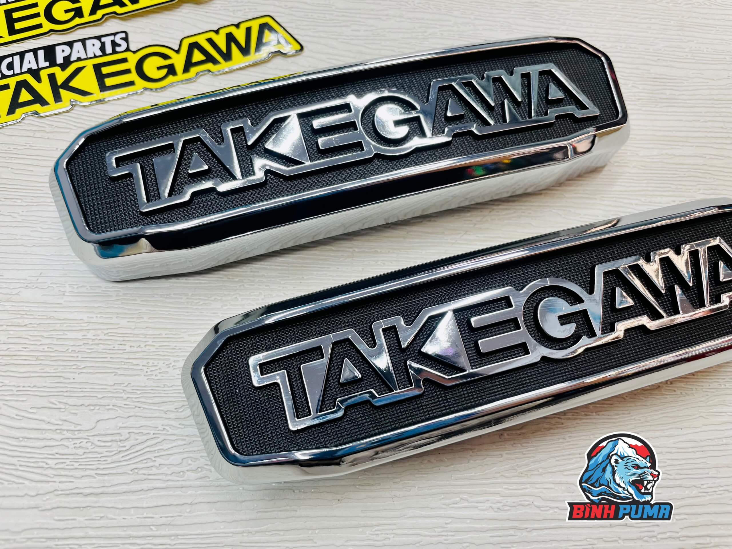 Logo phuộc trước Takegawa