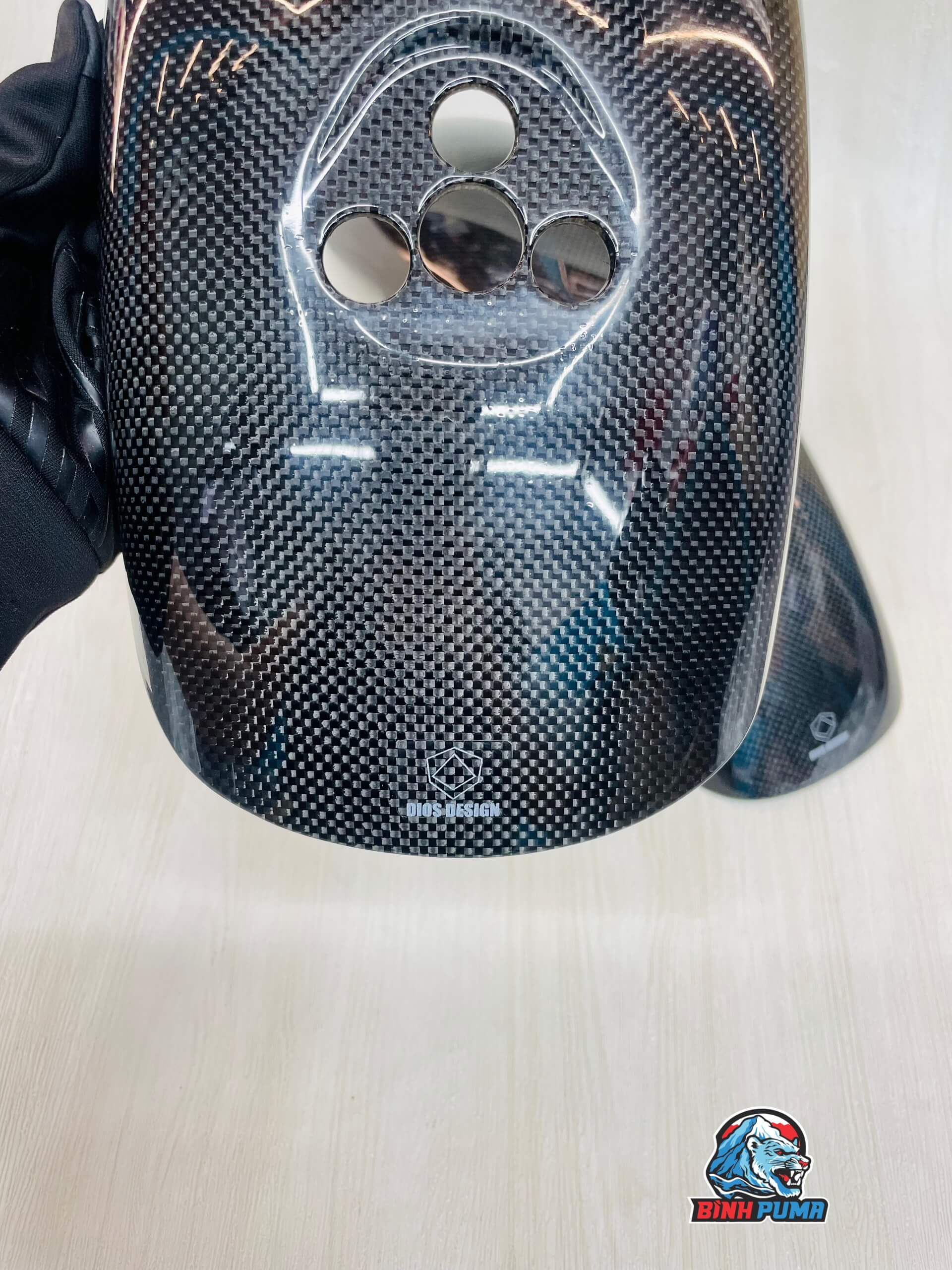 DÈ CHẮN BÙN SAU CARBON CHO MONKEY125