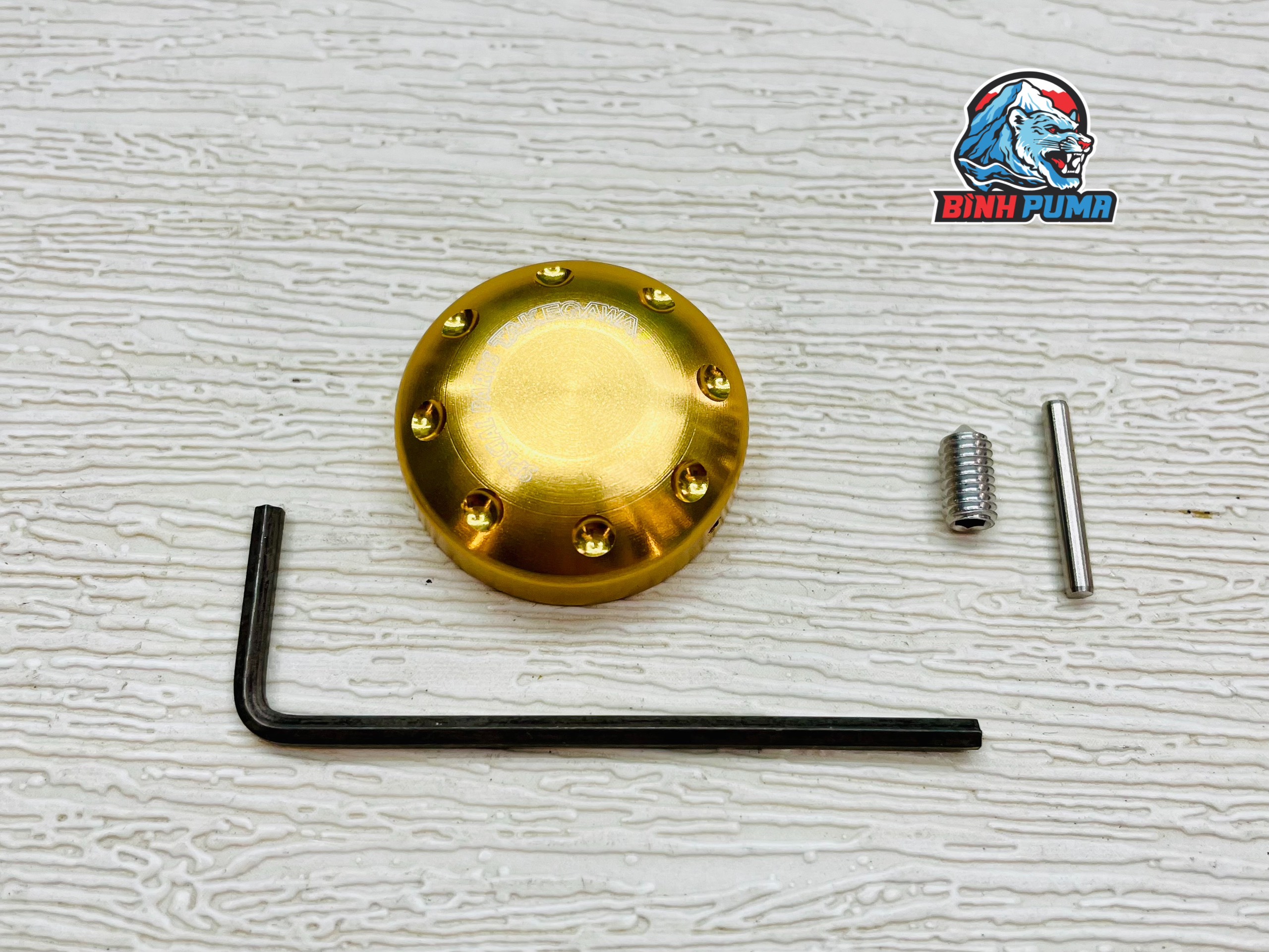 Nắp cần thắng Takegawa màu xanh