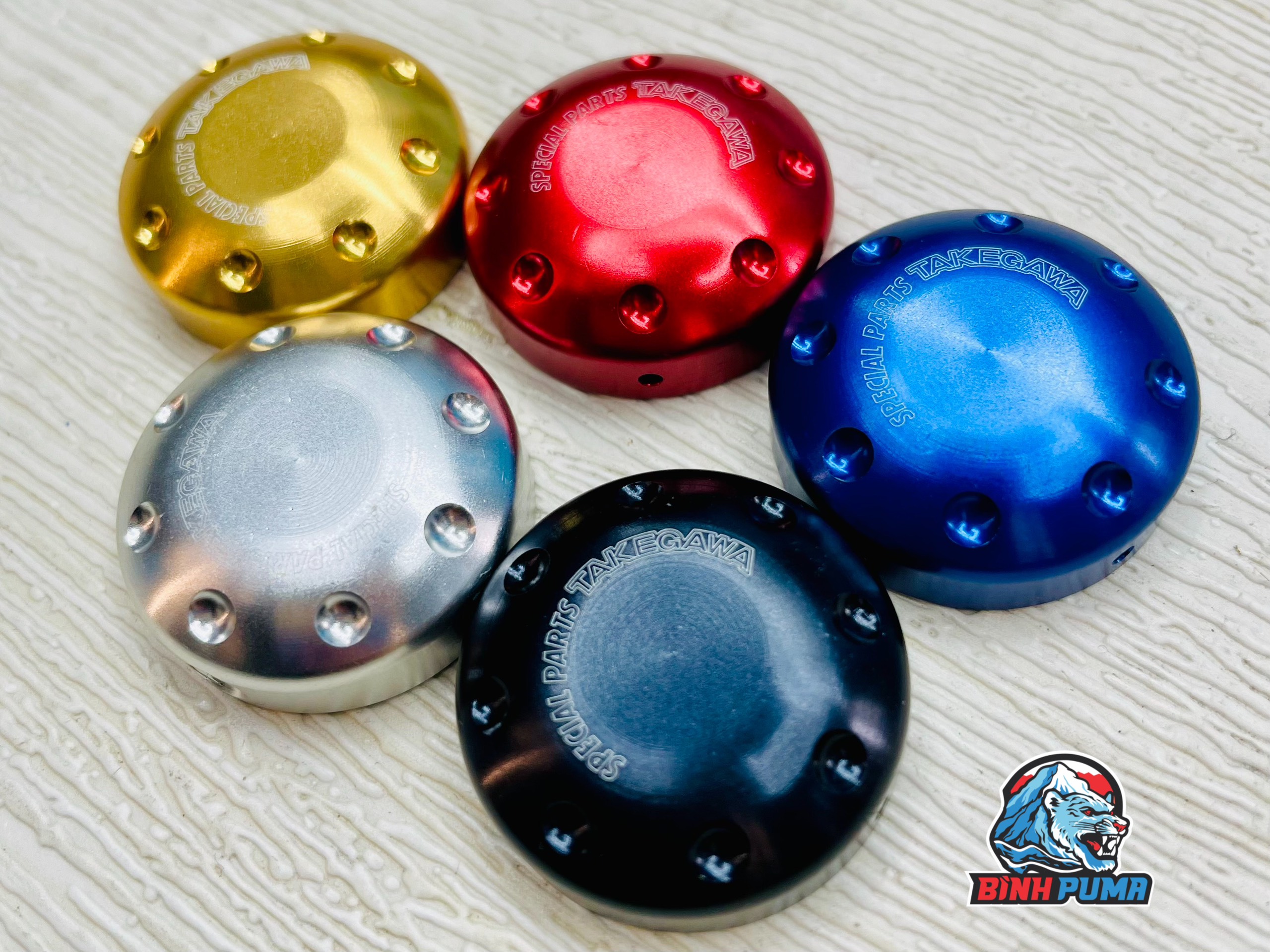 Nắp cần thắng Takegawa màu vàng