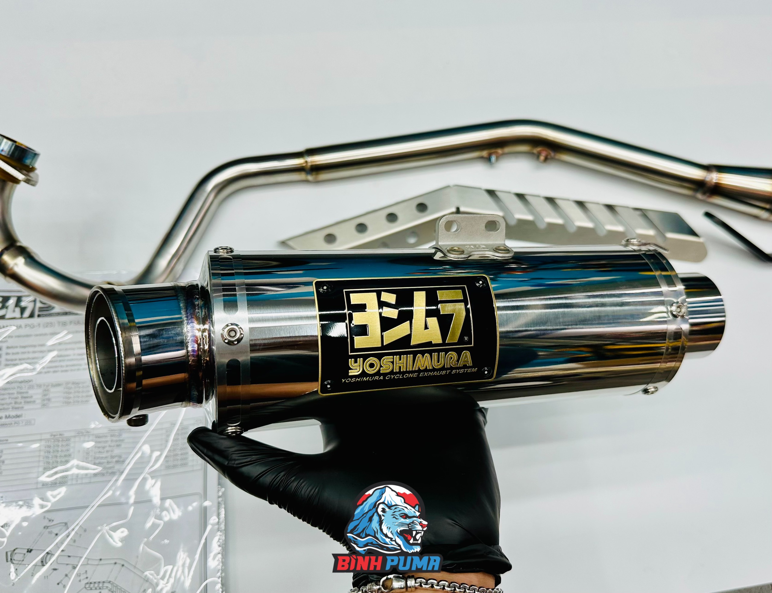 Pô Yoshimura GP- Magnum cho Yamaha PG-1
