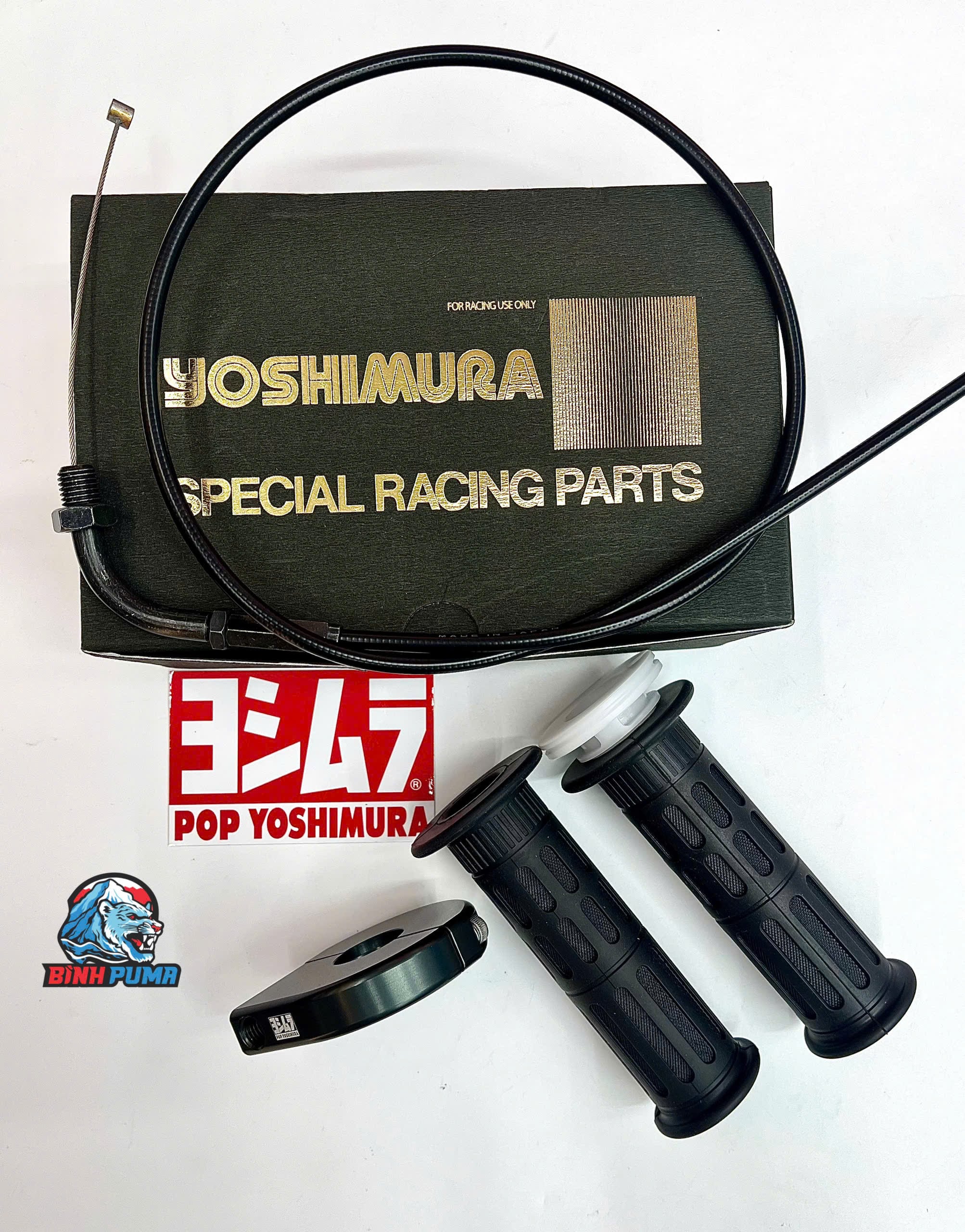 Bộ cùm tăng Yoshimura màu đen