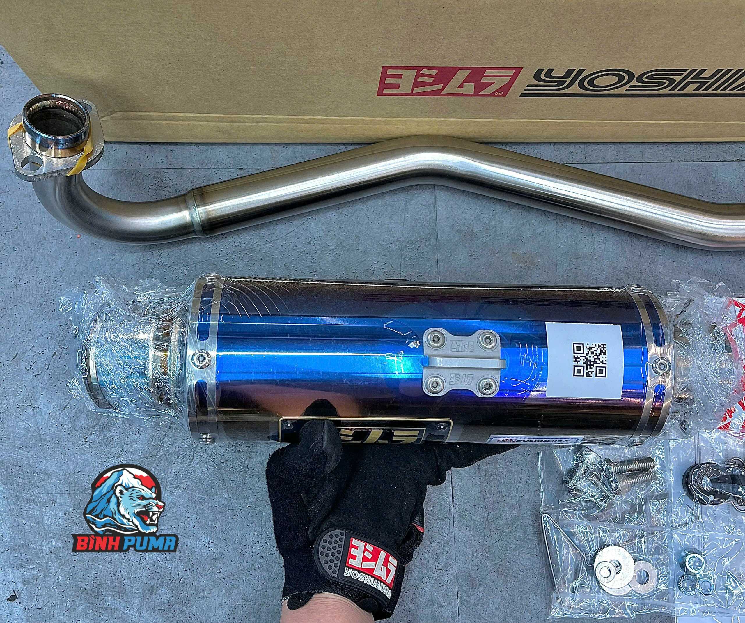 Pô Yoshimura GP - Magnum cho Cub 125