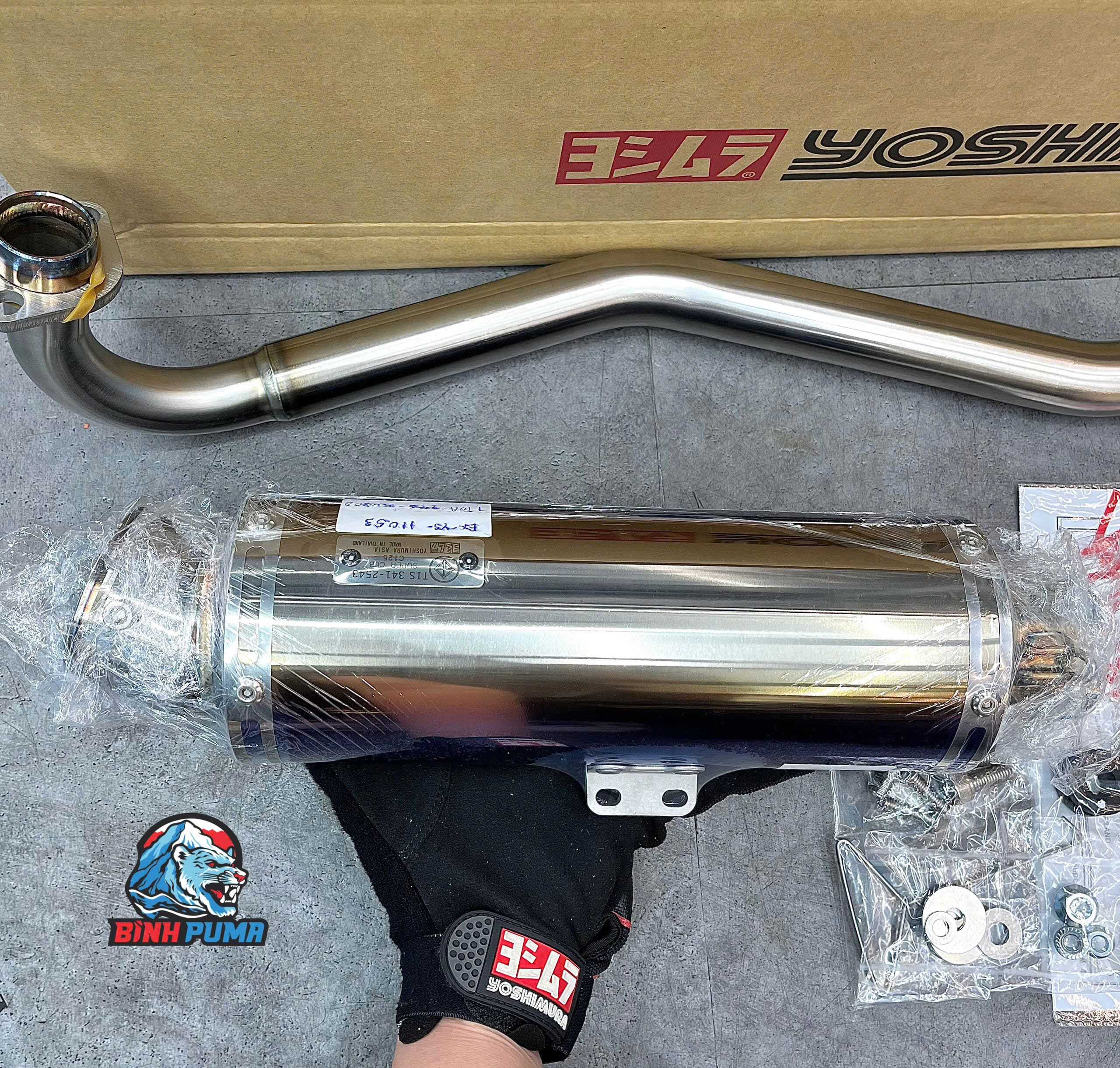 Pô Yoshimura GP - Magnum cho Cub 125