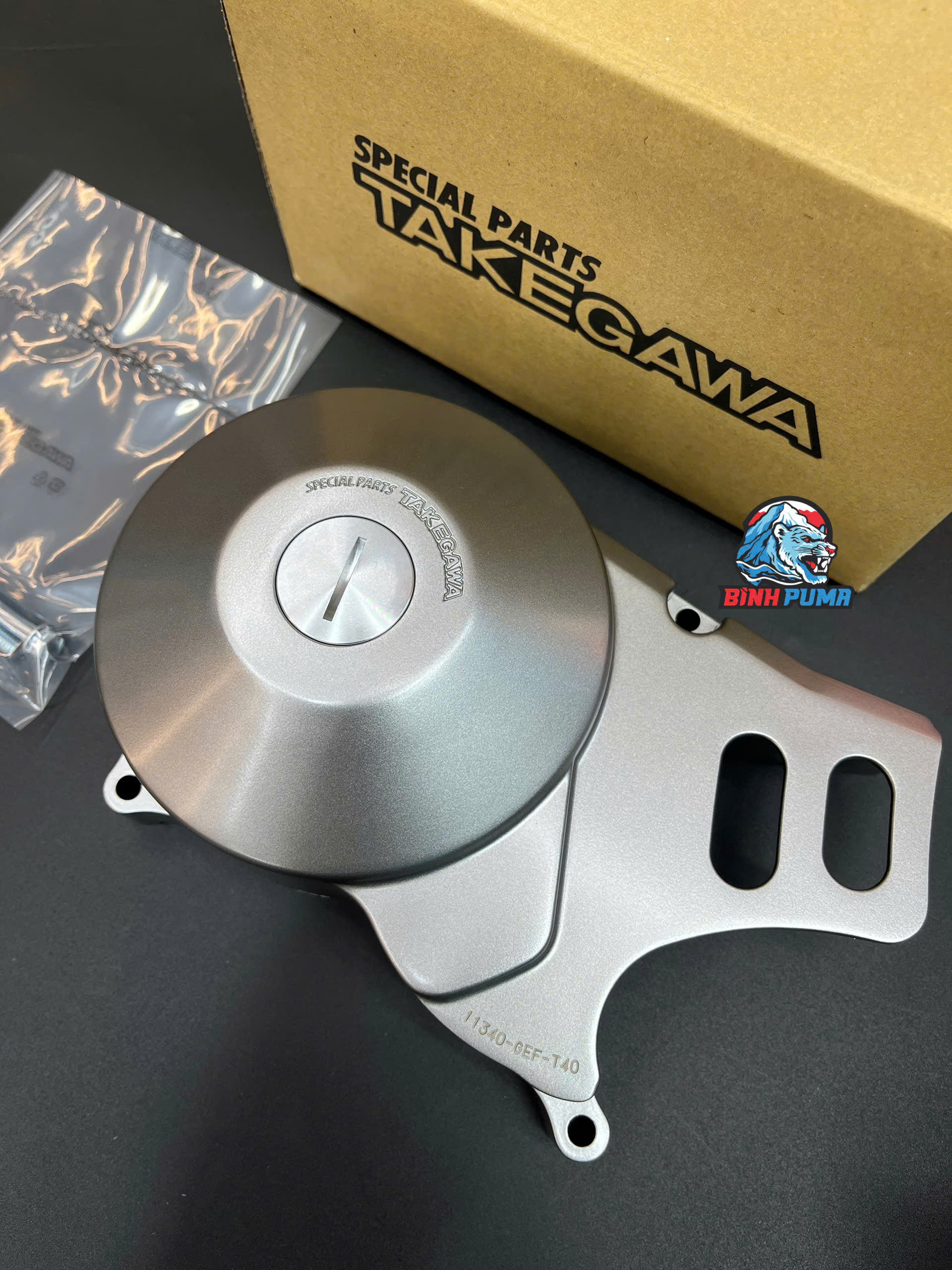 Nắp cá Takegawa màu bạc