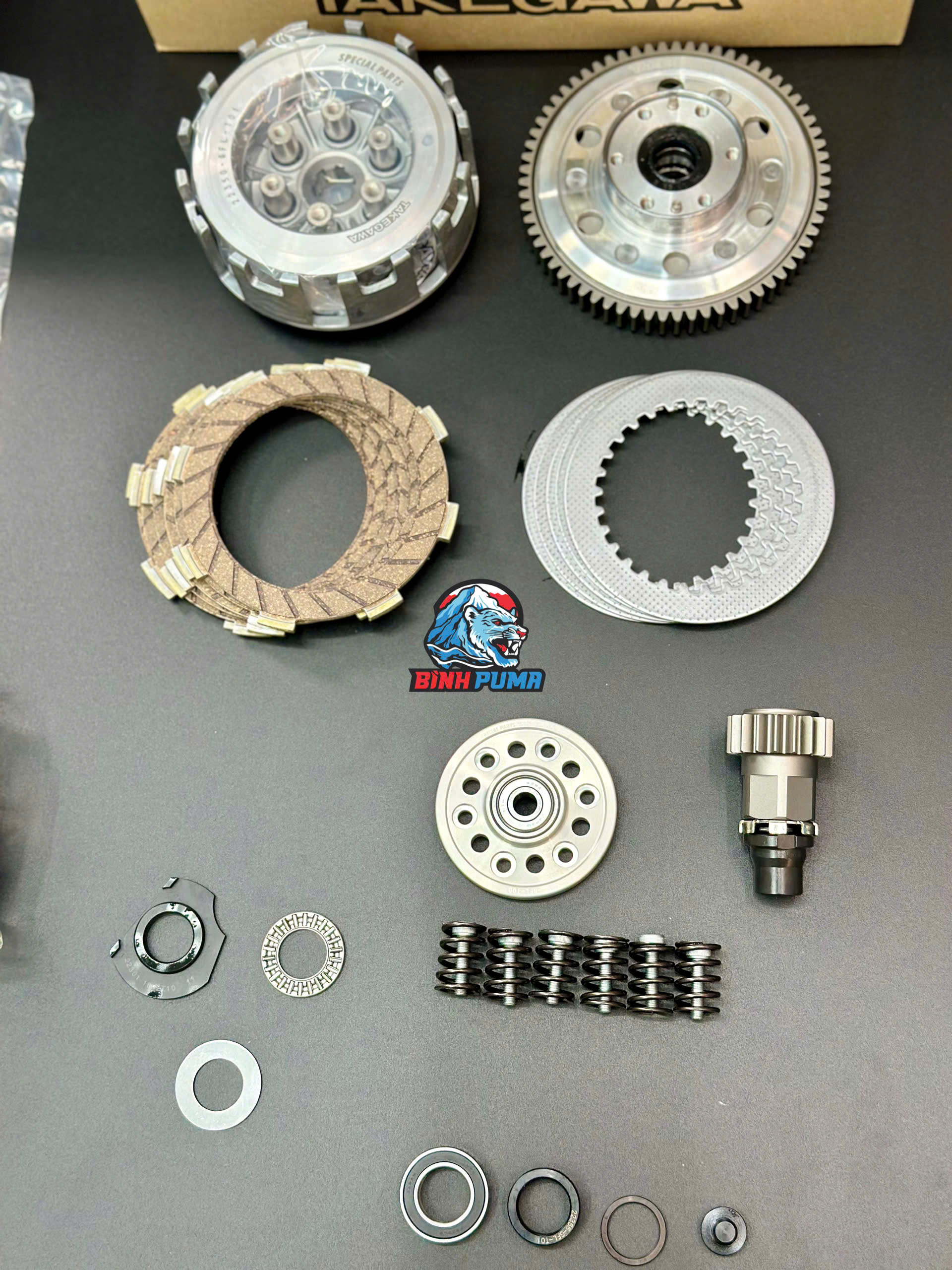Bộ nồi khô Takegawa Type-R & bộ 5 số TAF