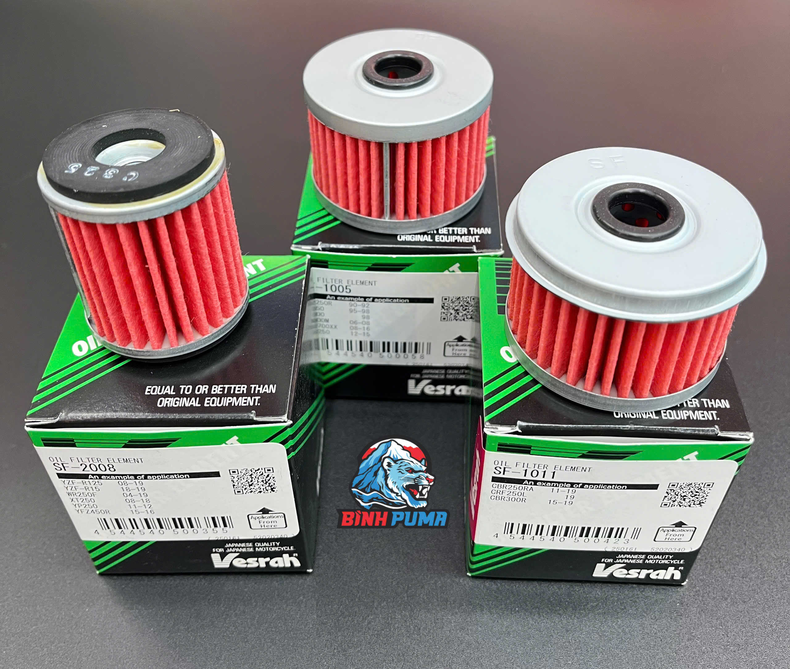 Lọc nhớt Versah Kawasaki