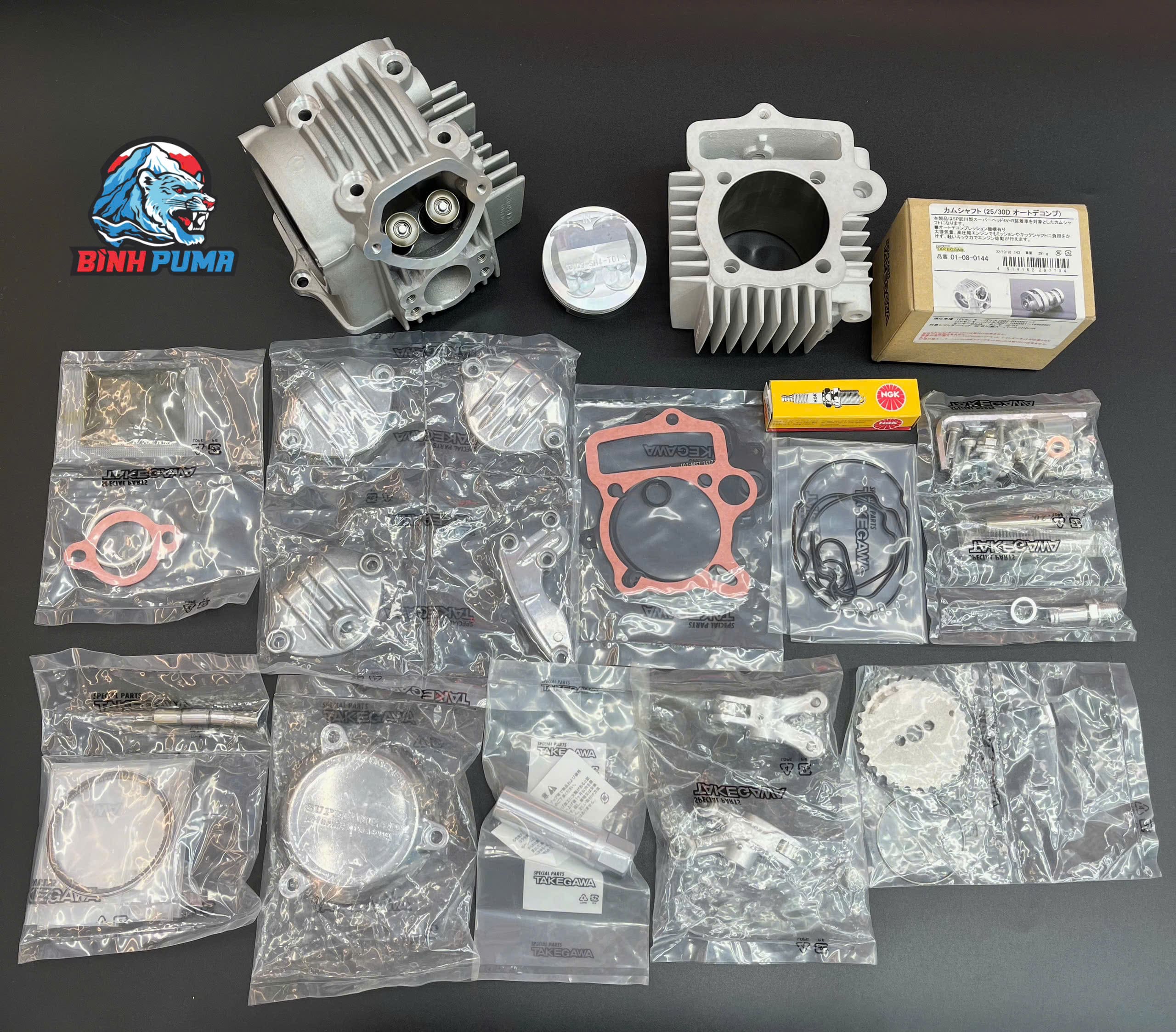 Đầu Lòng Takegawa 4valve 88cc