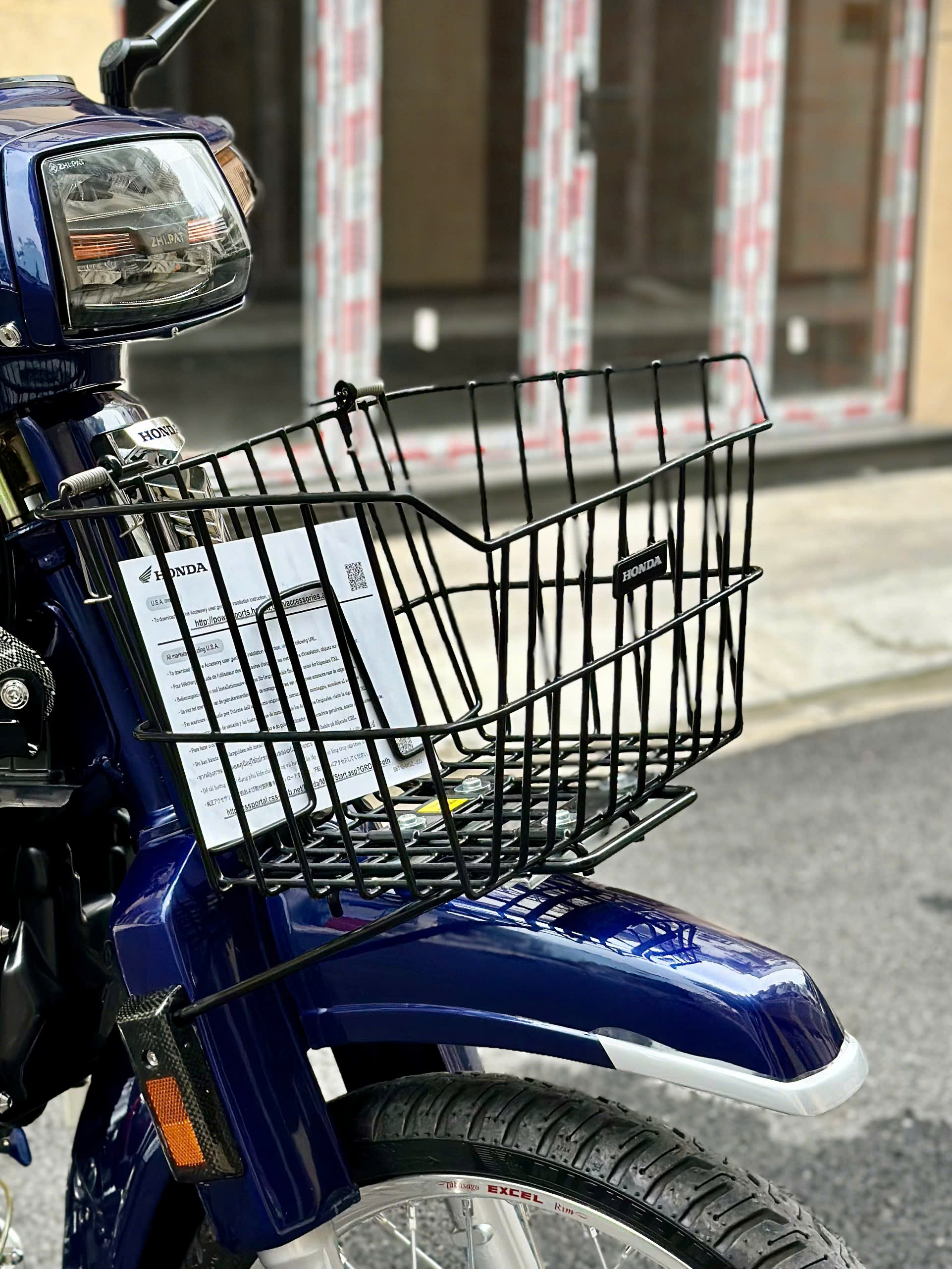 Rổ xe Honda đen