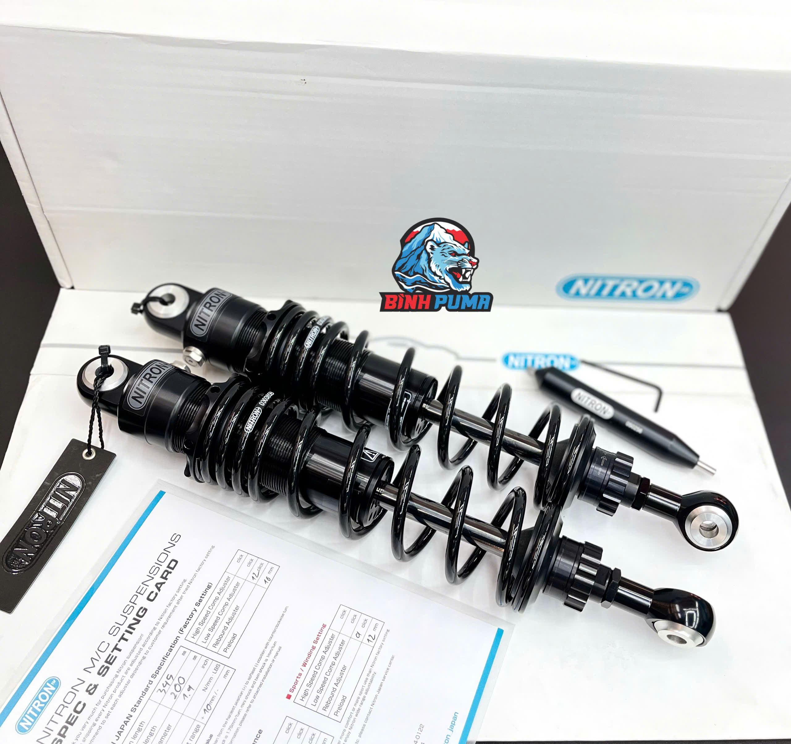 Phuộc Nitron Stealth R1 cho CT 125