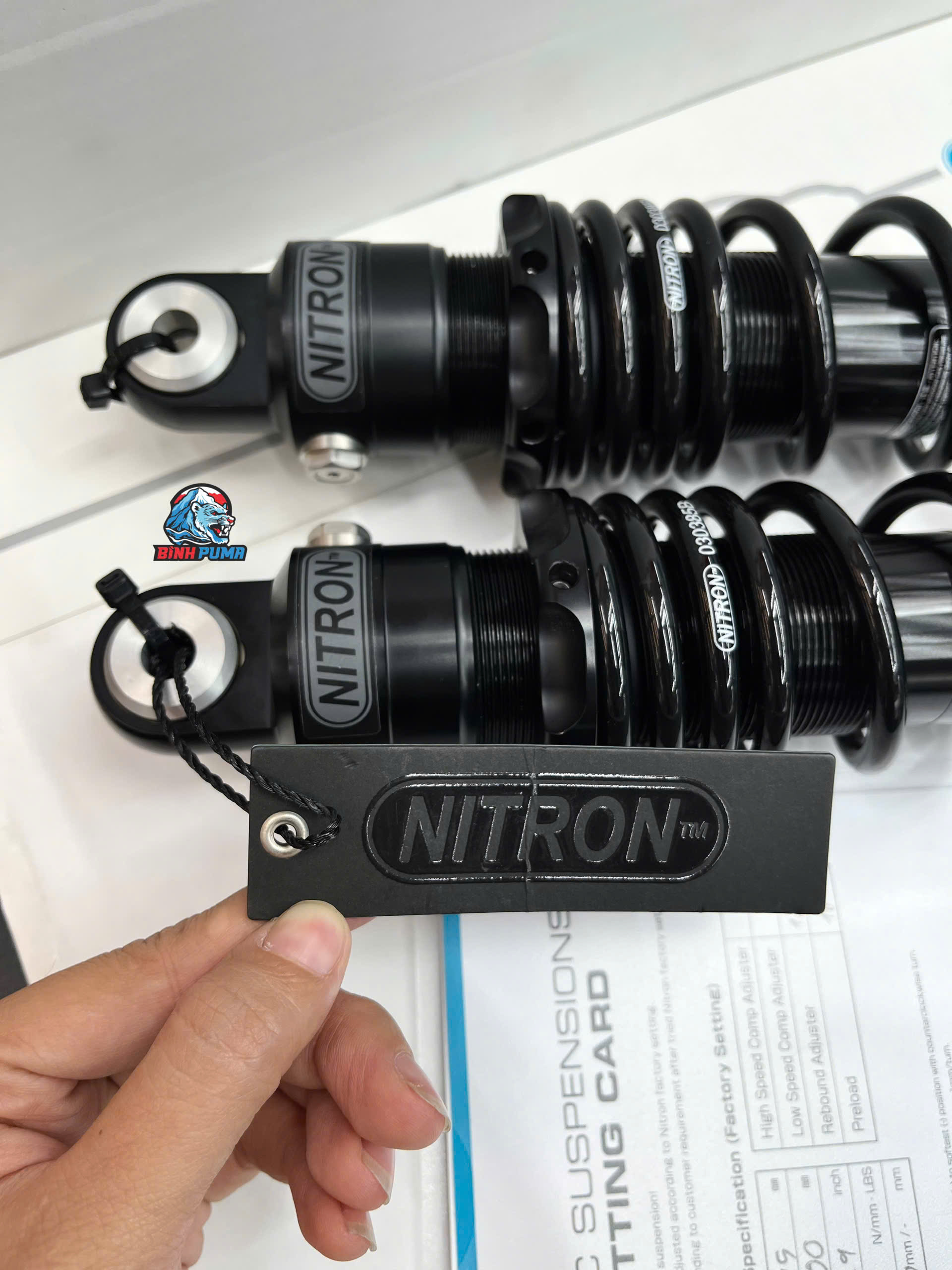 Phuộc Nitron Stealth R1 cho CT 125