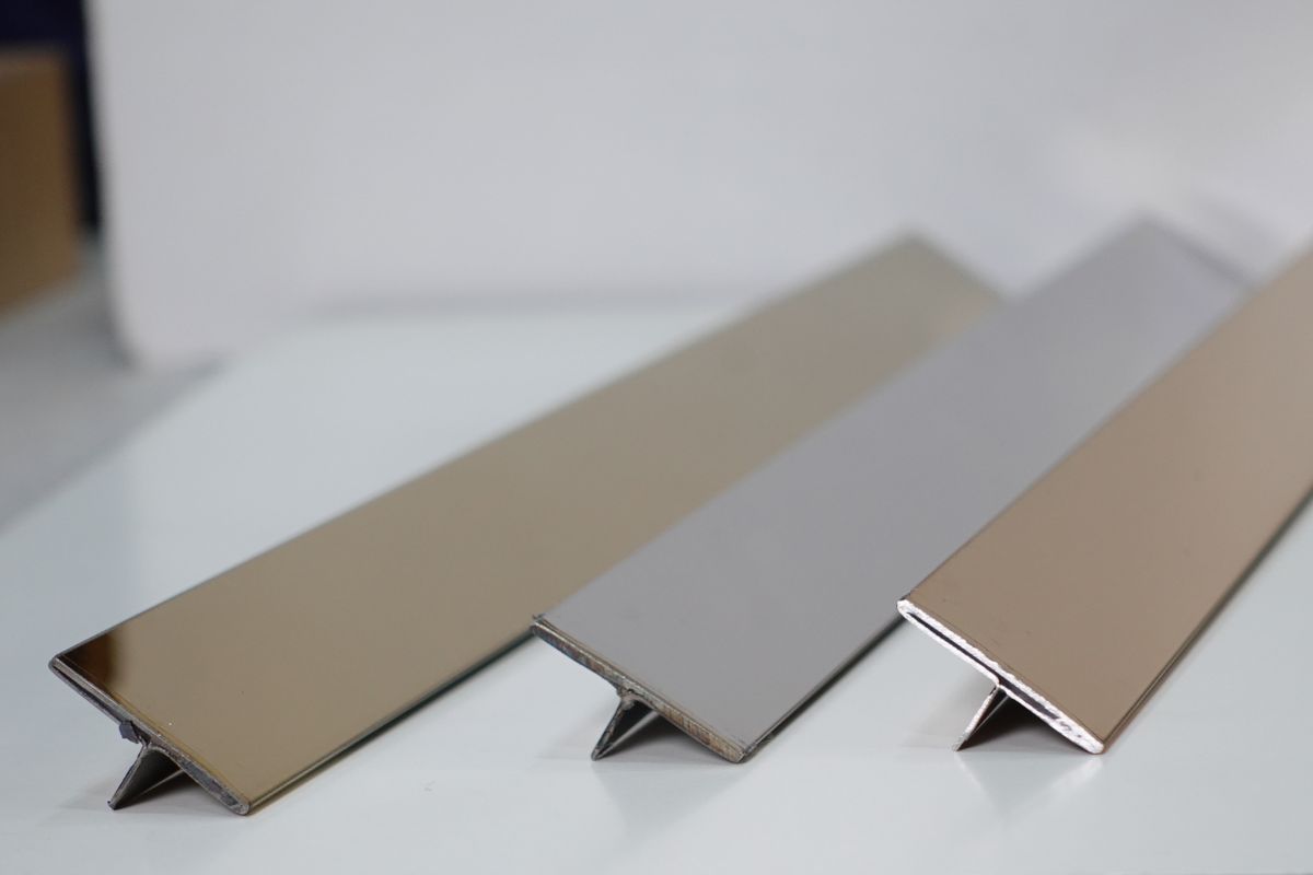 Chất liệu quyết định độ bền và thẩm mỹ của nẹp chữ T