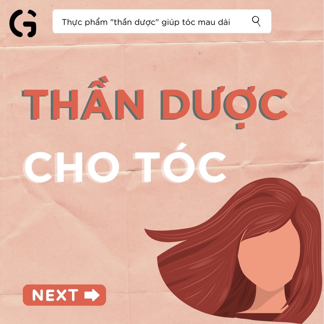 Thực phẩm thần dược giúp tóc mau dài