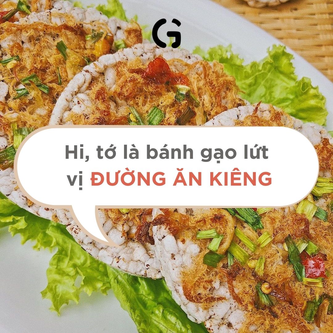 GUfoods ra mắt Bánh Gạo Lứt vị Đường ăn kiêng