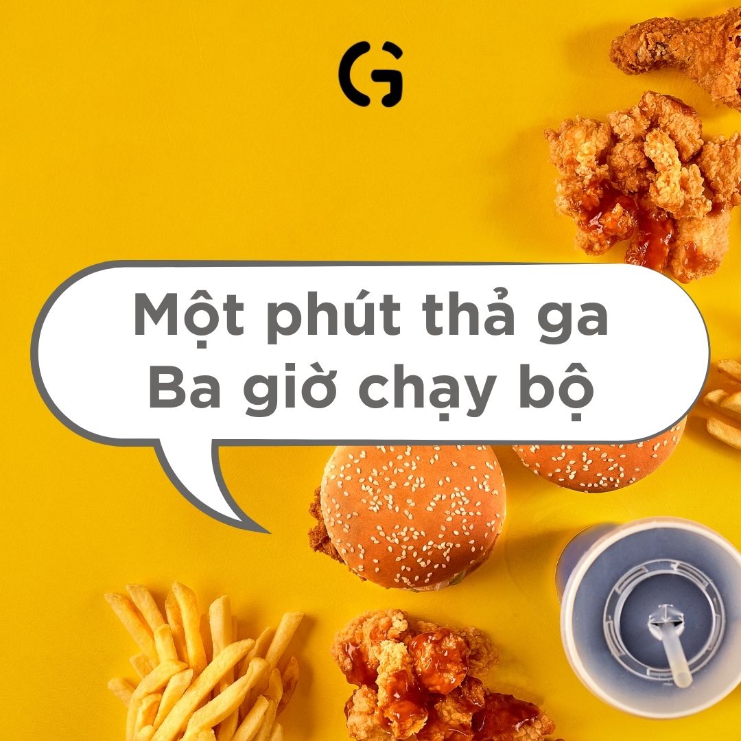 Một phút thả ga - Ba giờ chạy bộ