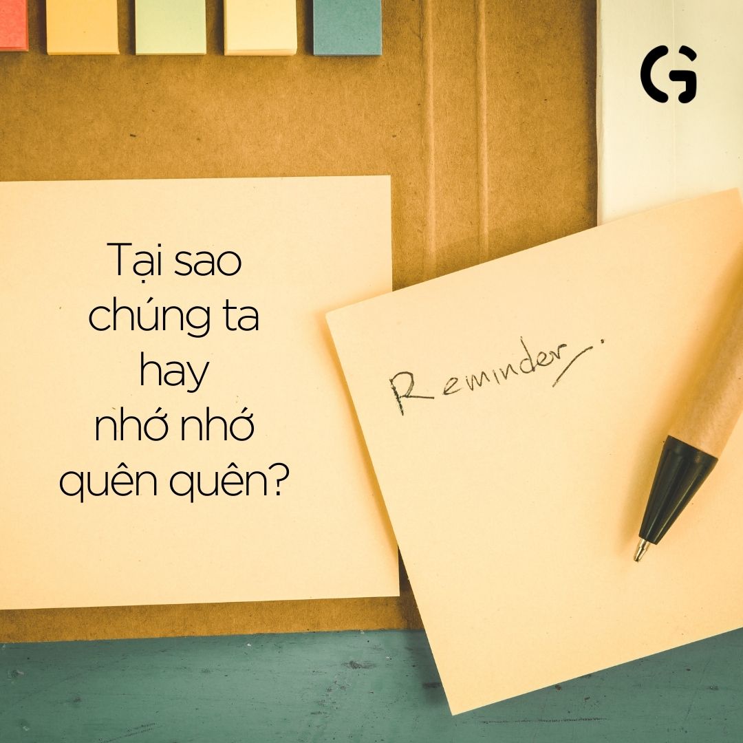 Tại sao chúng ta hay nhớ nhớ quên quên?