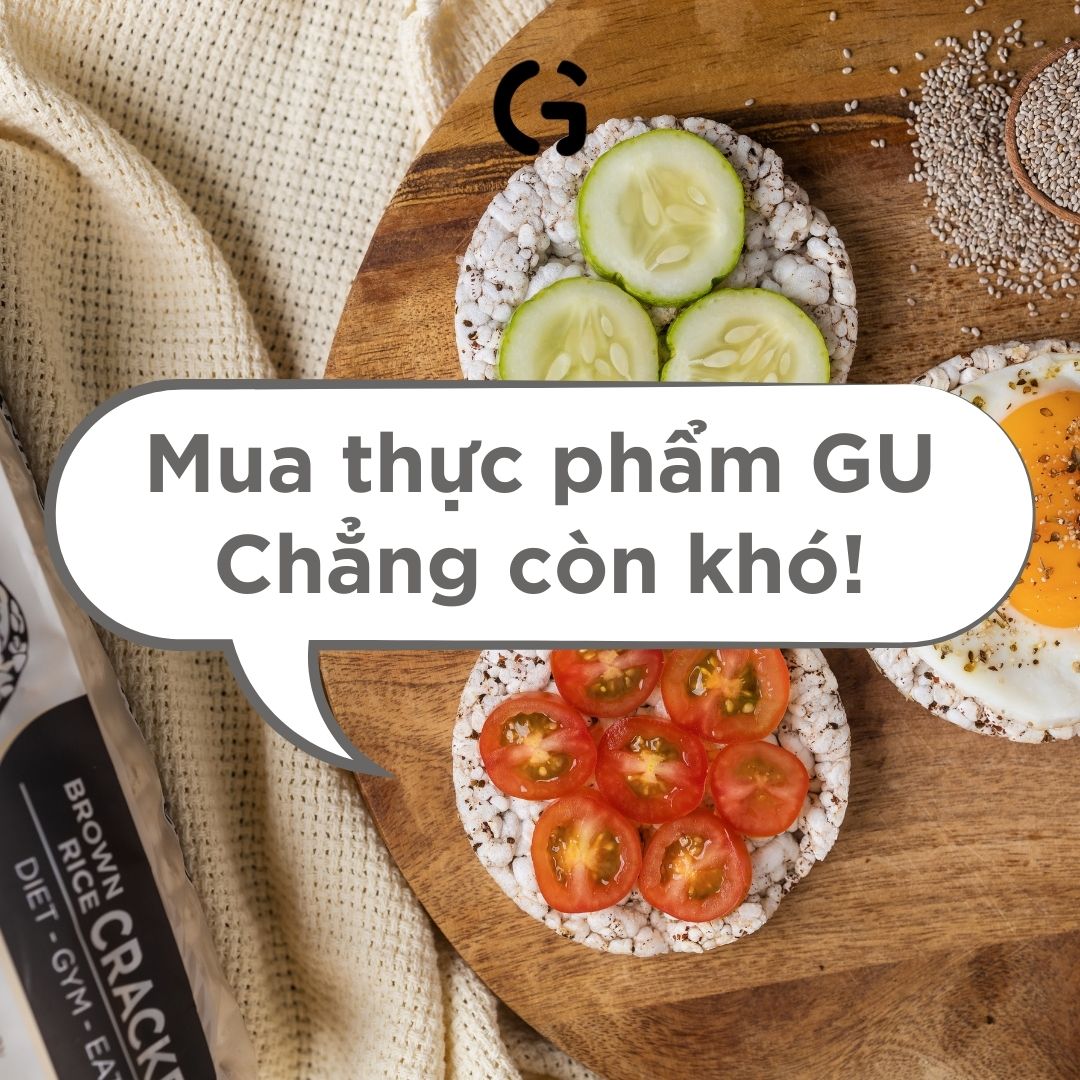 Mua thực phẩm GU, chẳng còn khó!